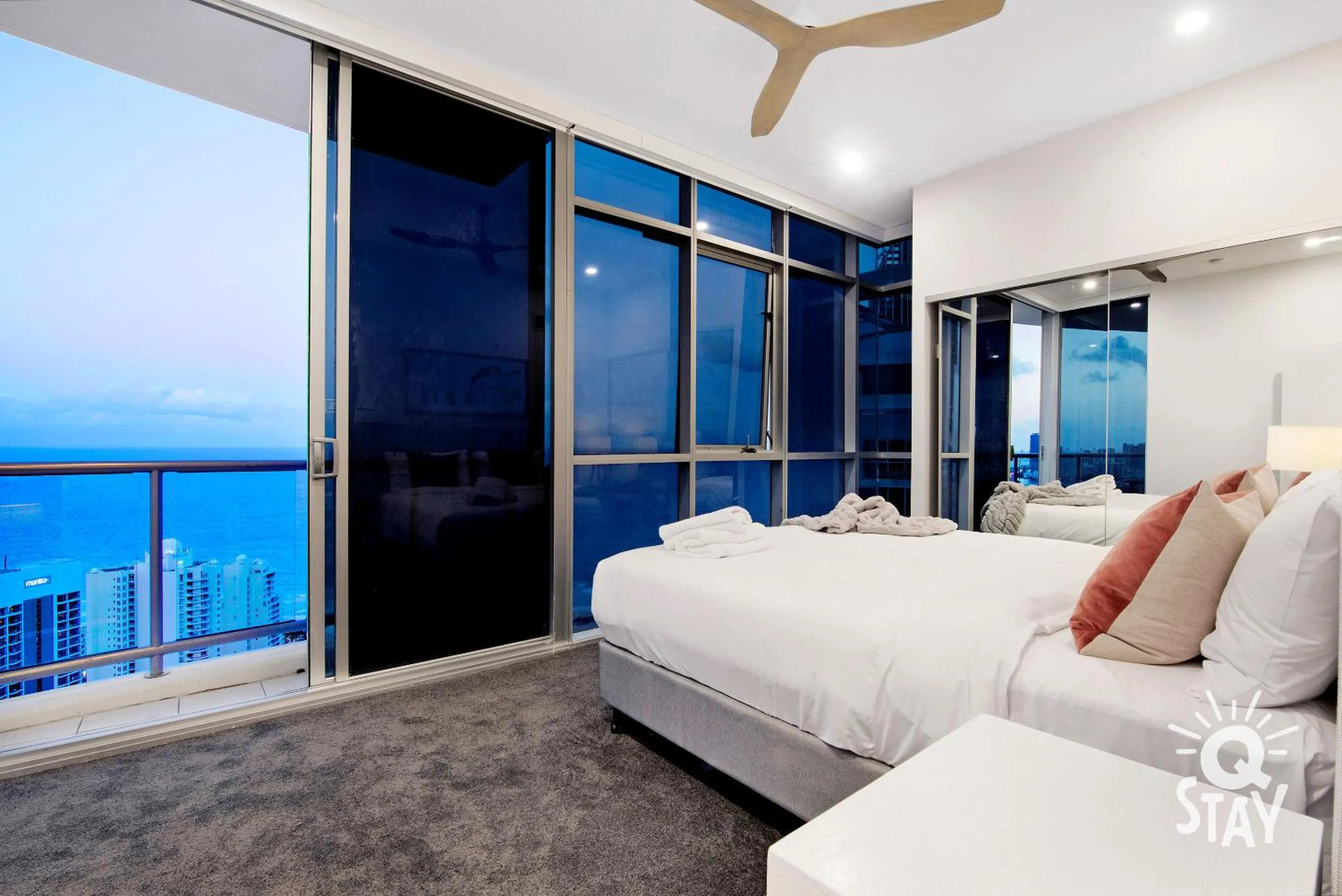 Bedroom, Bed in Chevron Renaissance by Vaun