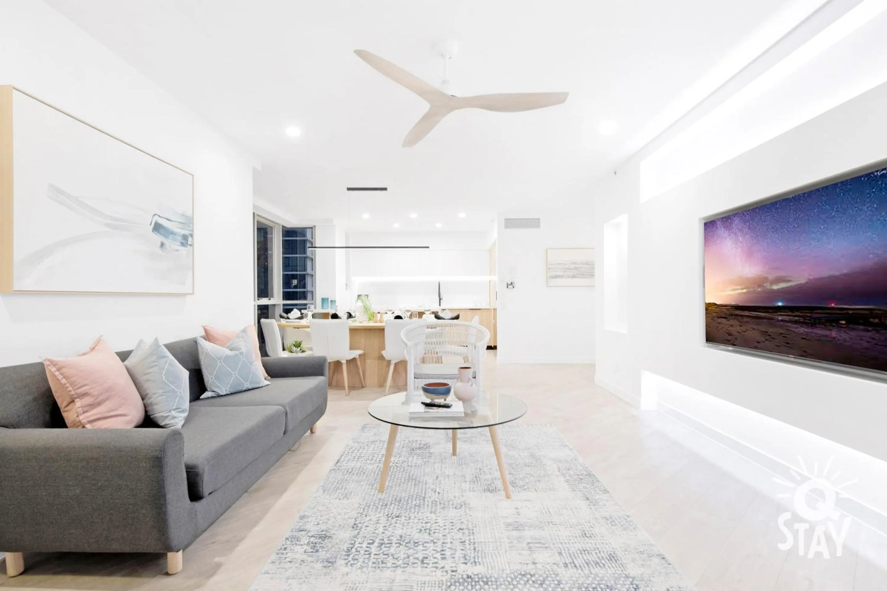 TV and multimedia in Chevron Renaissance by Vaun