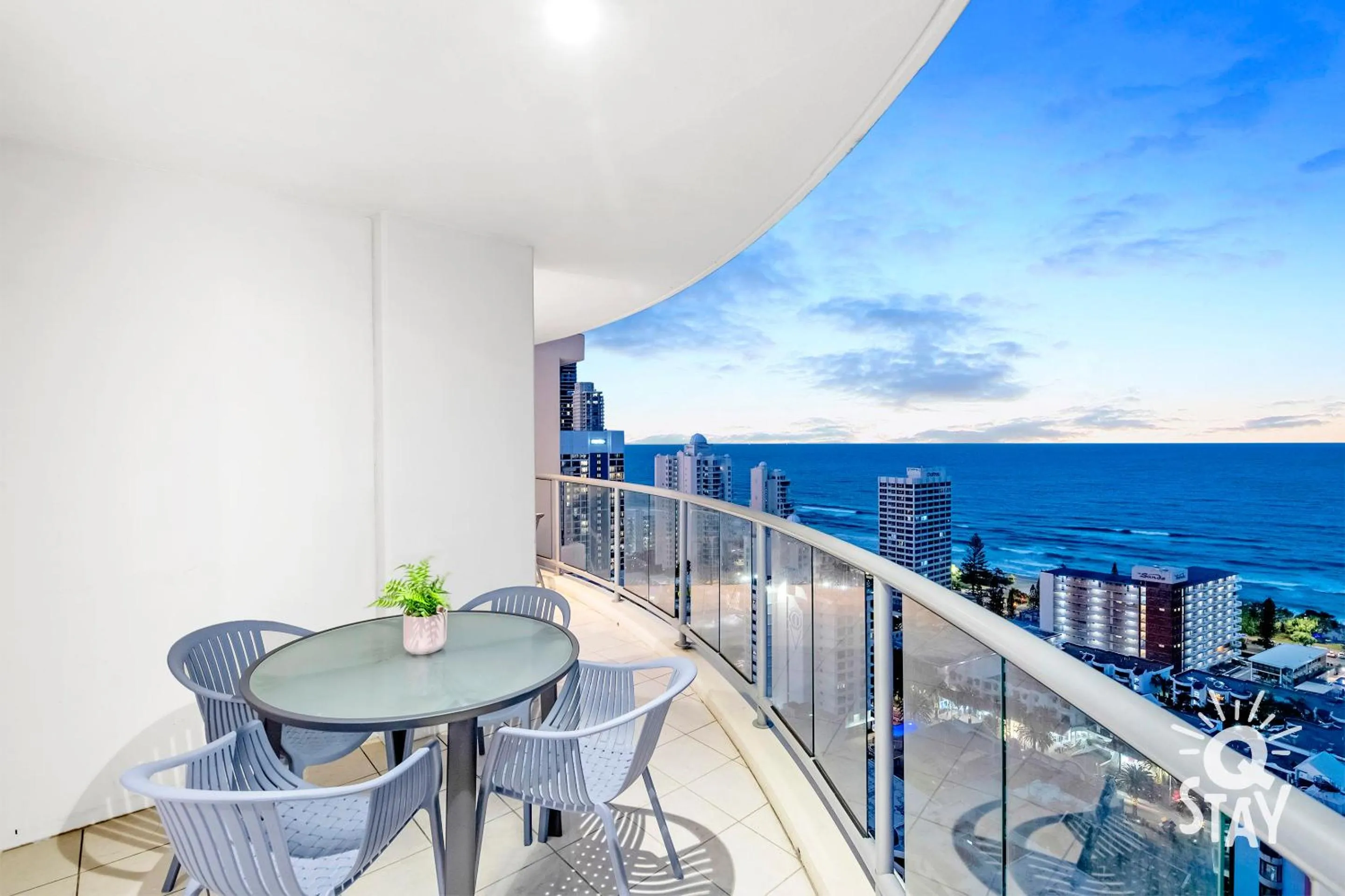 Balcony/Terrace in Chevron Renaissance by Vaun