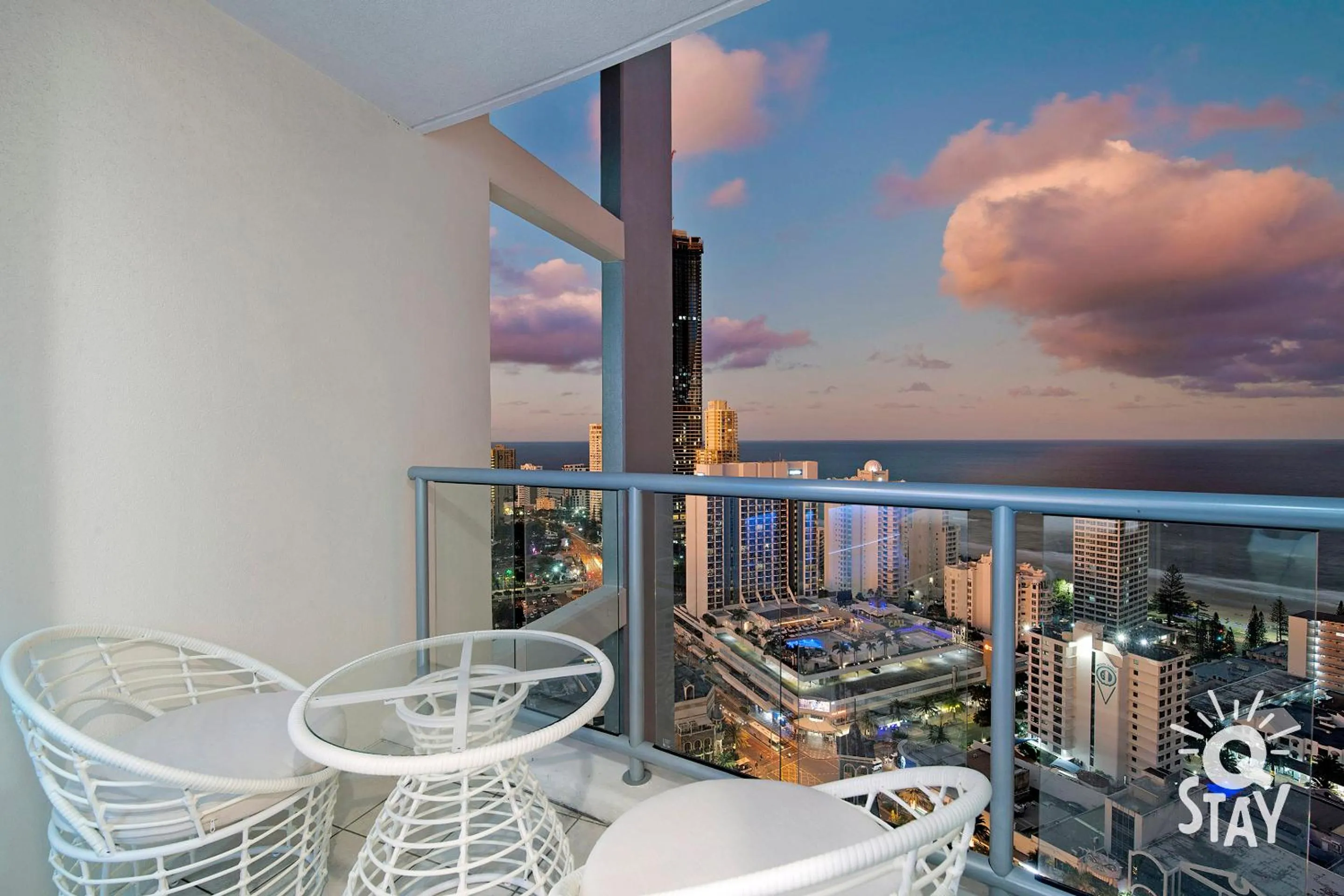 Balcony/Terrace in Chevron Renaissance by Vaun