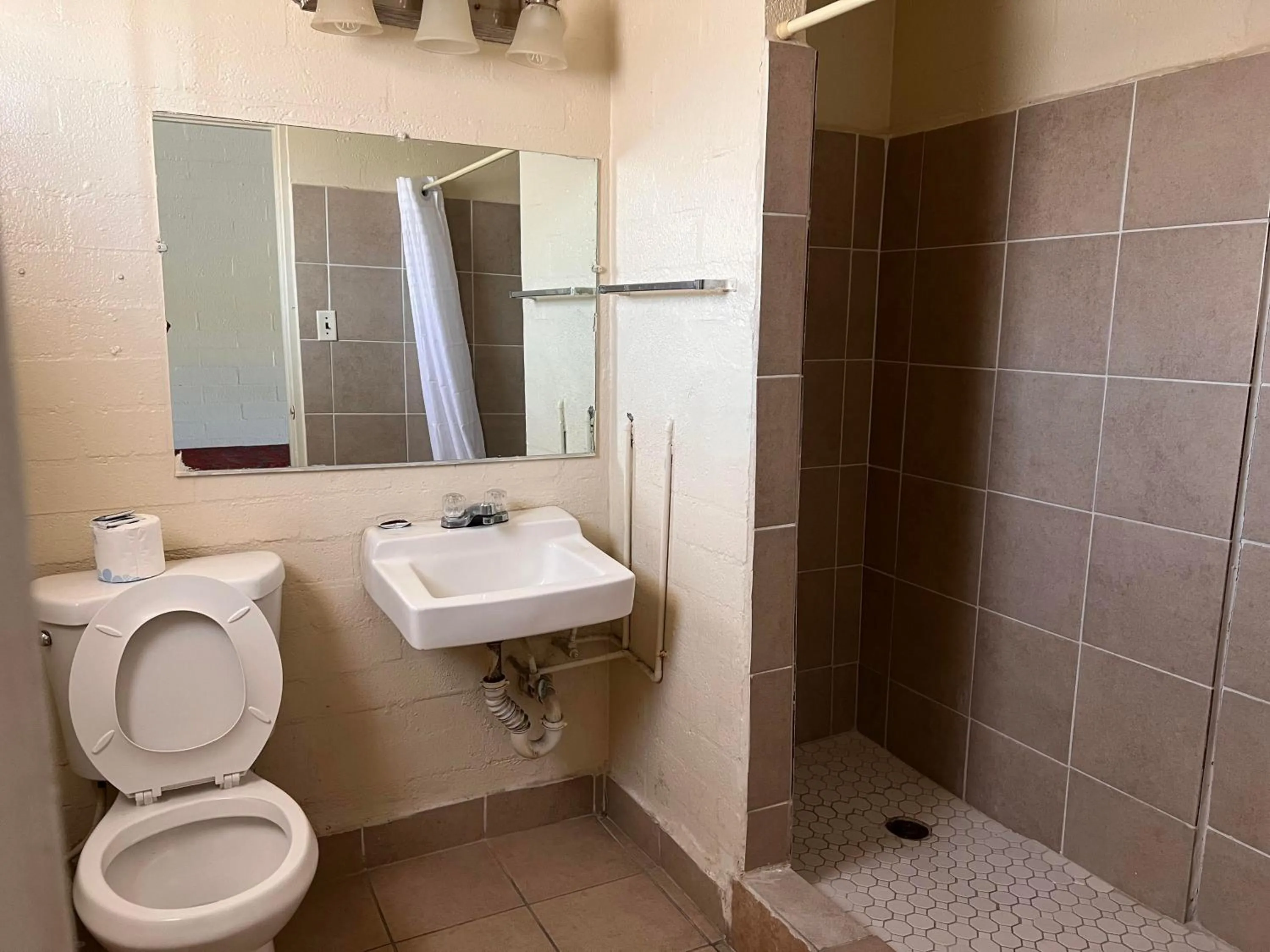 Bathroom in Border Motel