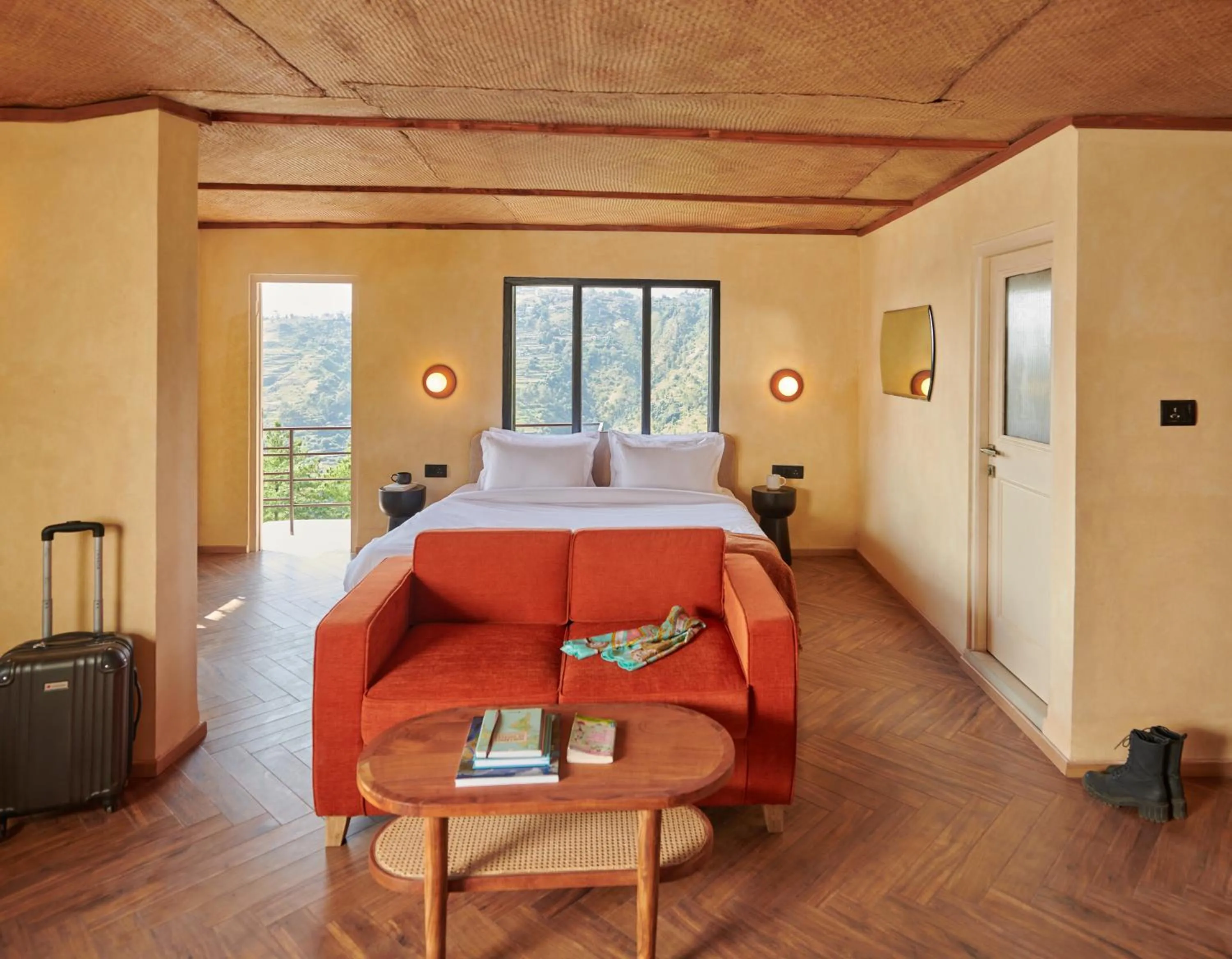 Bed in Minimalist : An Eco Farmstay