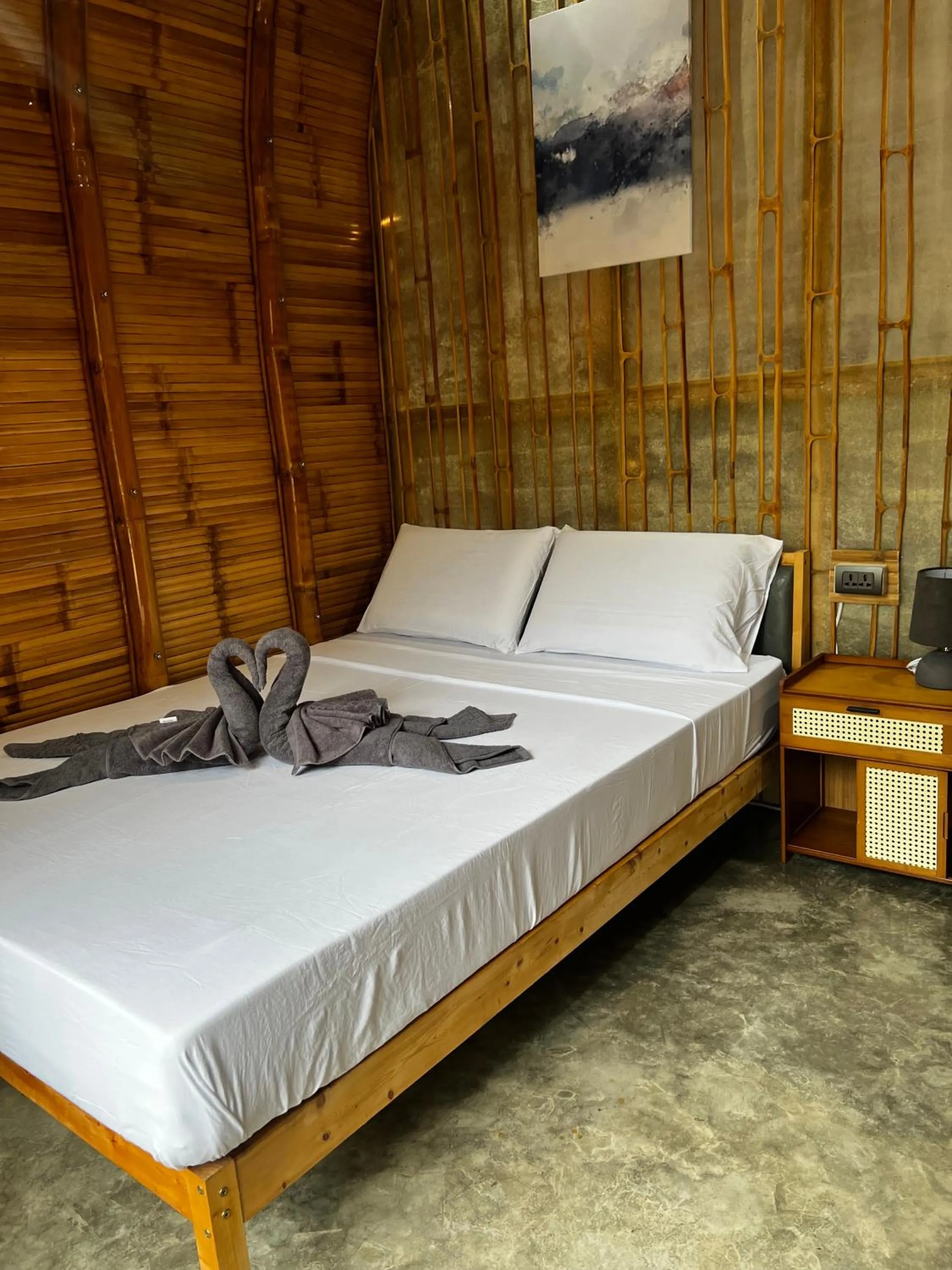 Bed in The Backyard Inn