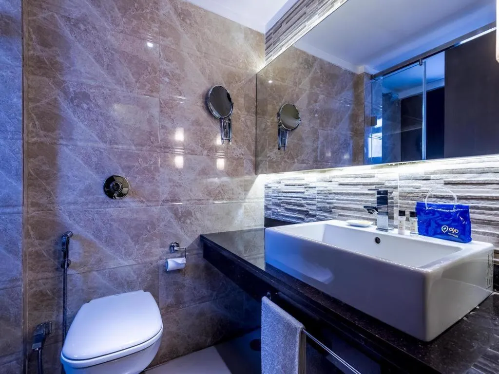 Toilet in Galaxy Beacon Hotel, Santacruz ,Mumbai