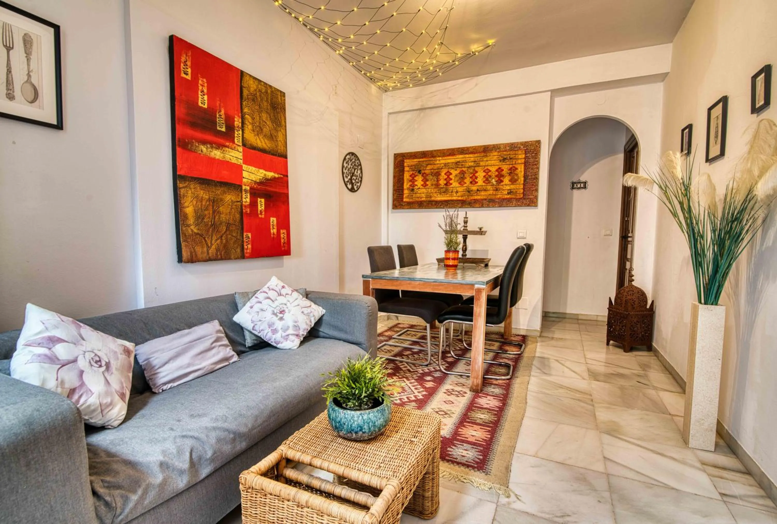 Seating area in Villa Morera Bed & Breakfast