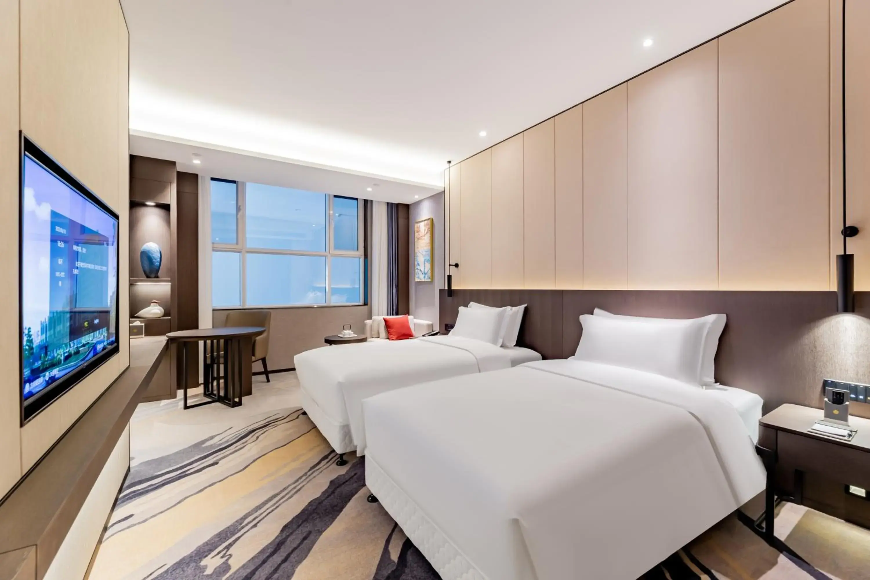 Superior Room with Two Single Beds, Non-Smoking in Ramada by Wyndham Bayannur Superior Room with Two Single Beds, Non-Smoking in Ramada by Wyndham Bayannur