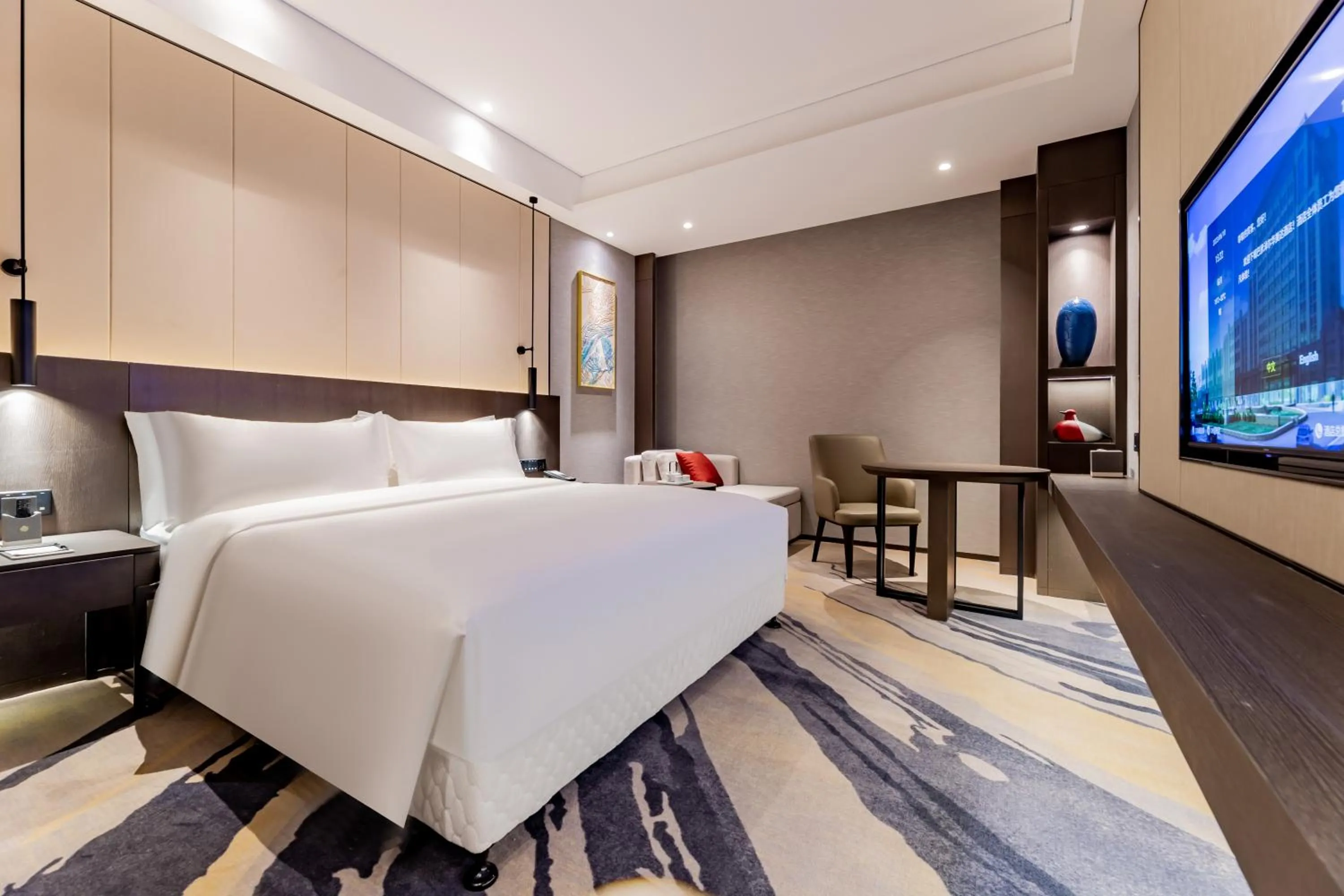 Bed in Ramada by Wyndham Bayannur