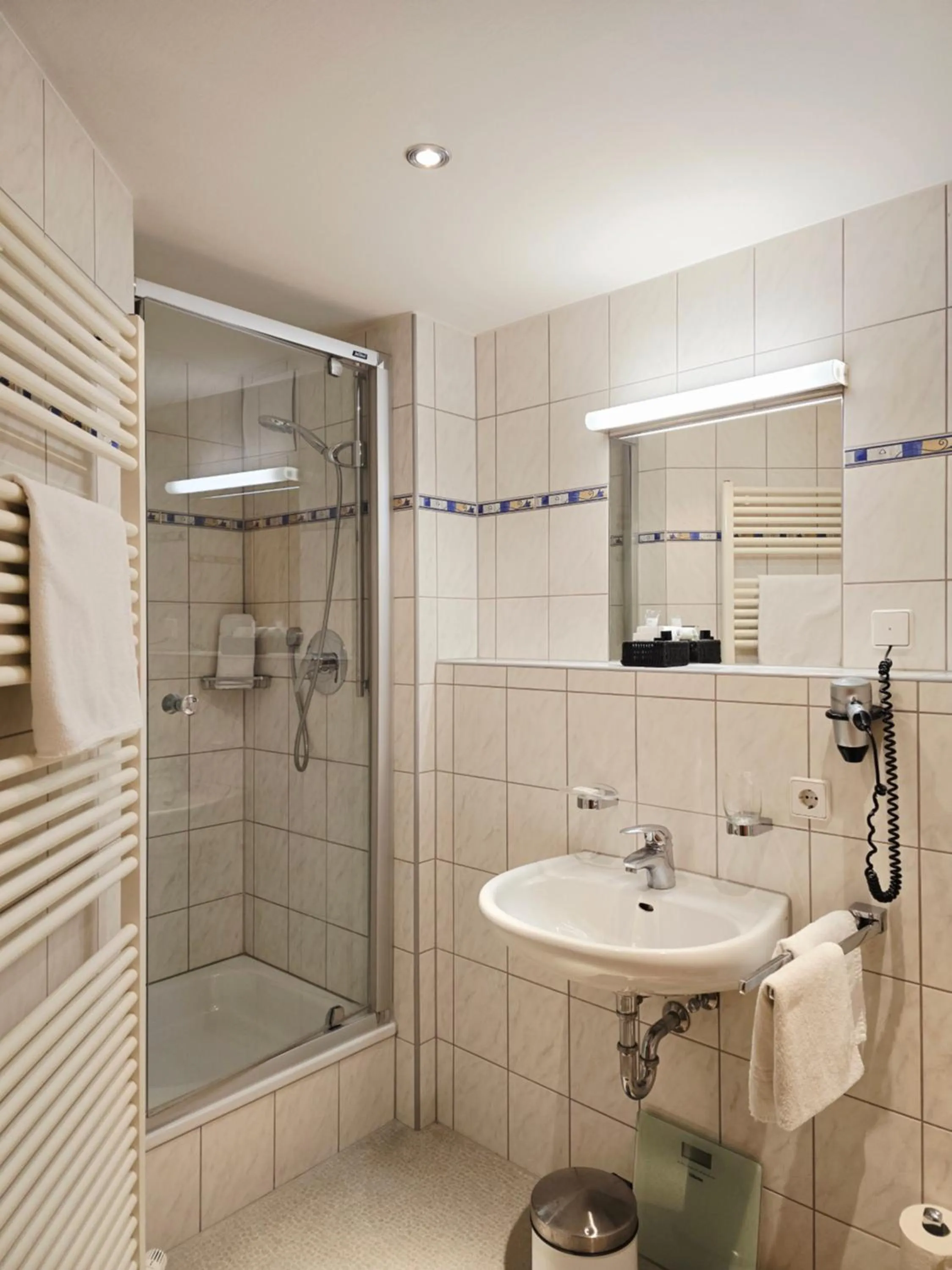 Shower in Hotel Post Jungingen