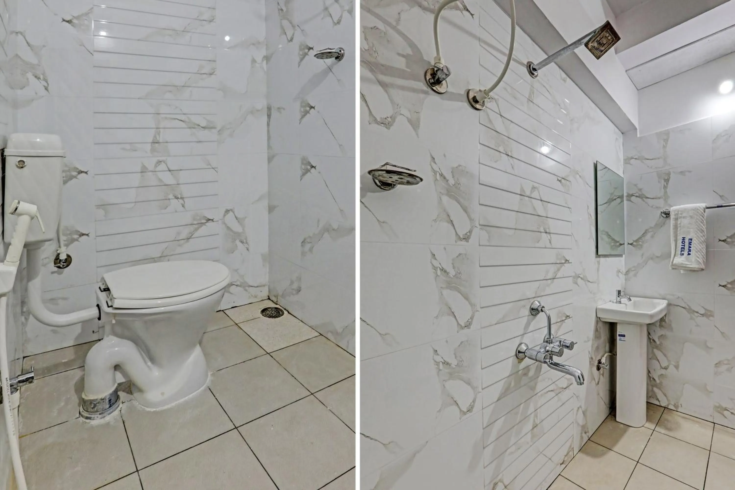 Bathroom in Hotel O Easy Stay Mysore