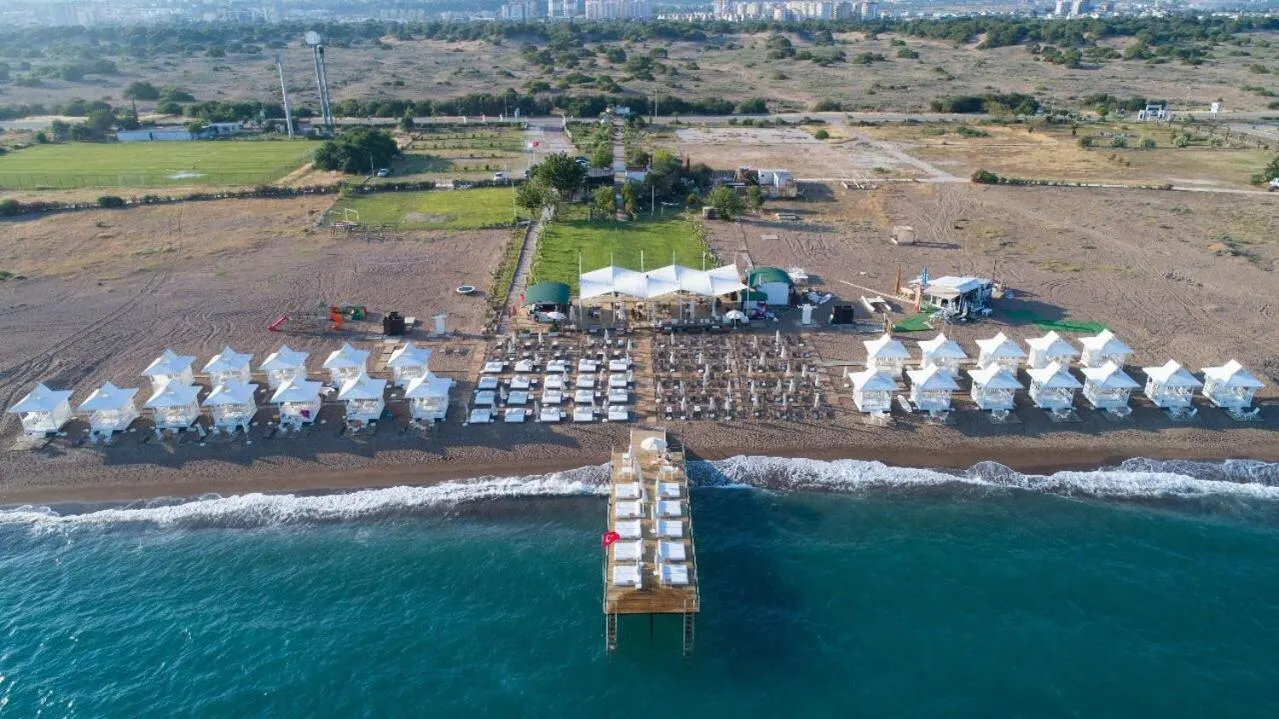 Beach in Gardenya Lara Suit Hotel