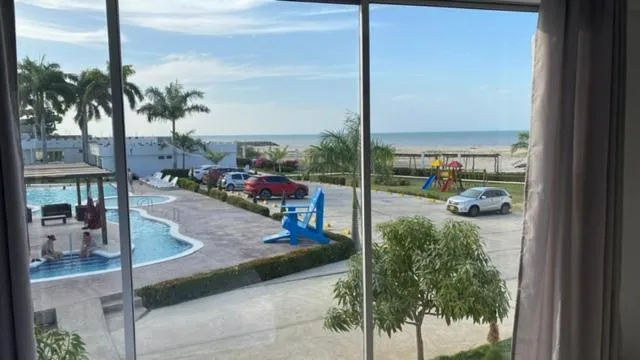 Pool view in Hotel Castillo del Mar