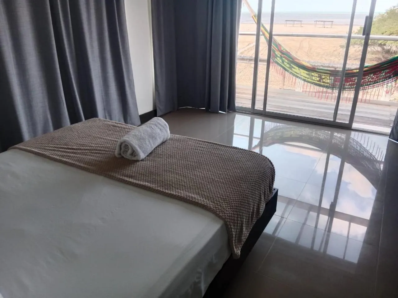 Bed in Hotel Castillo del Mar