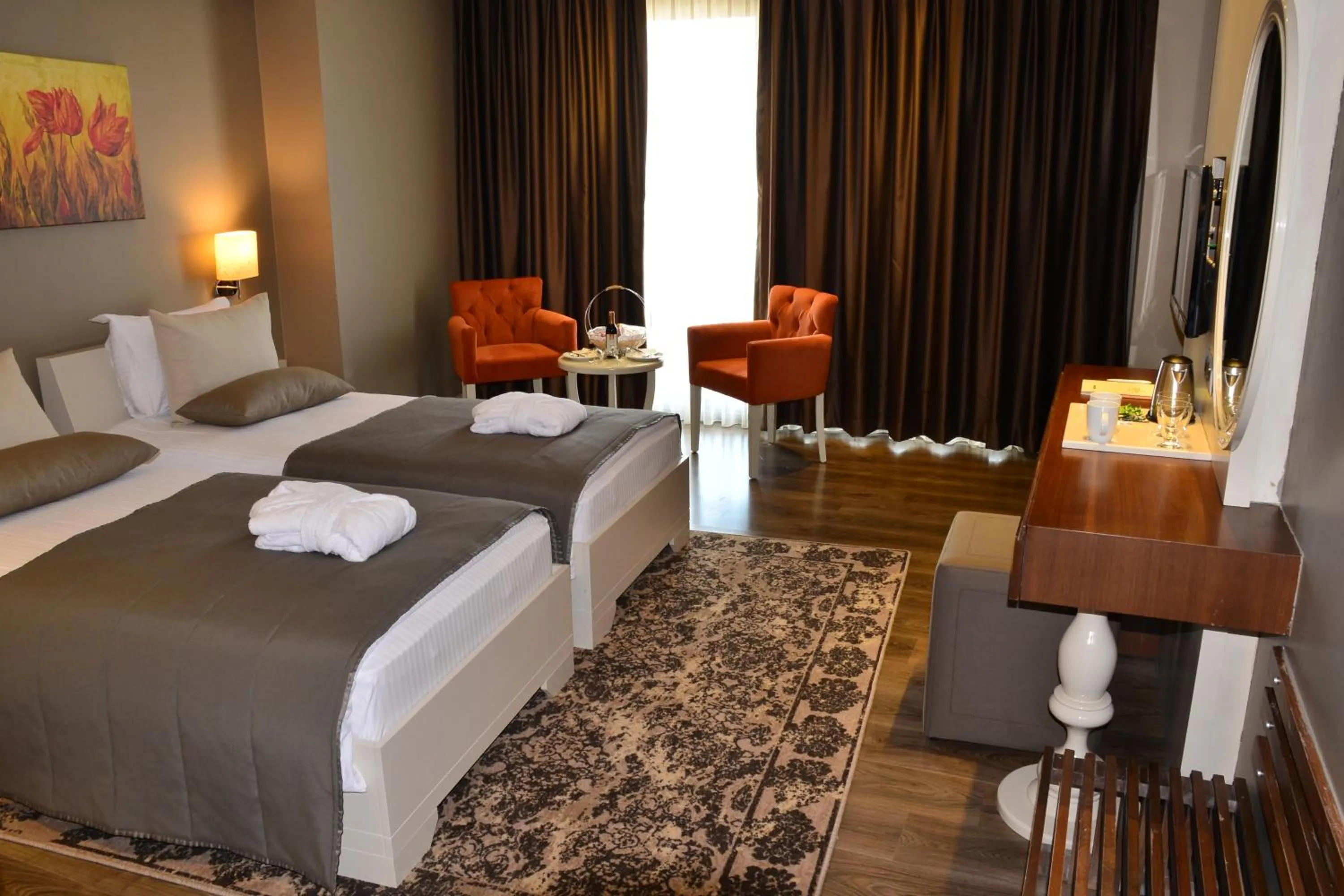 Bed in Doğa Thermal Health & Spa