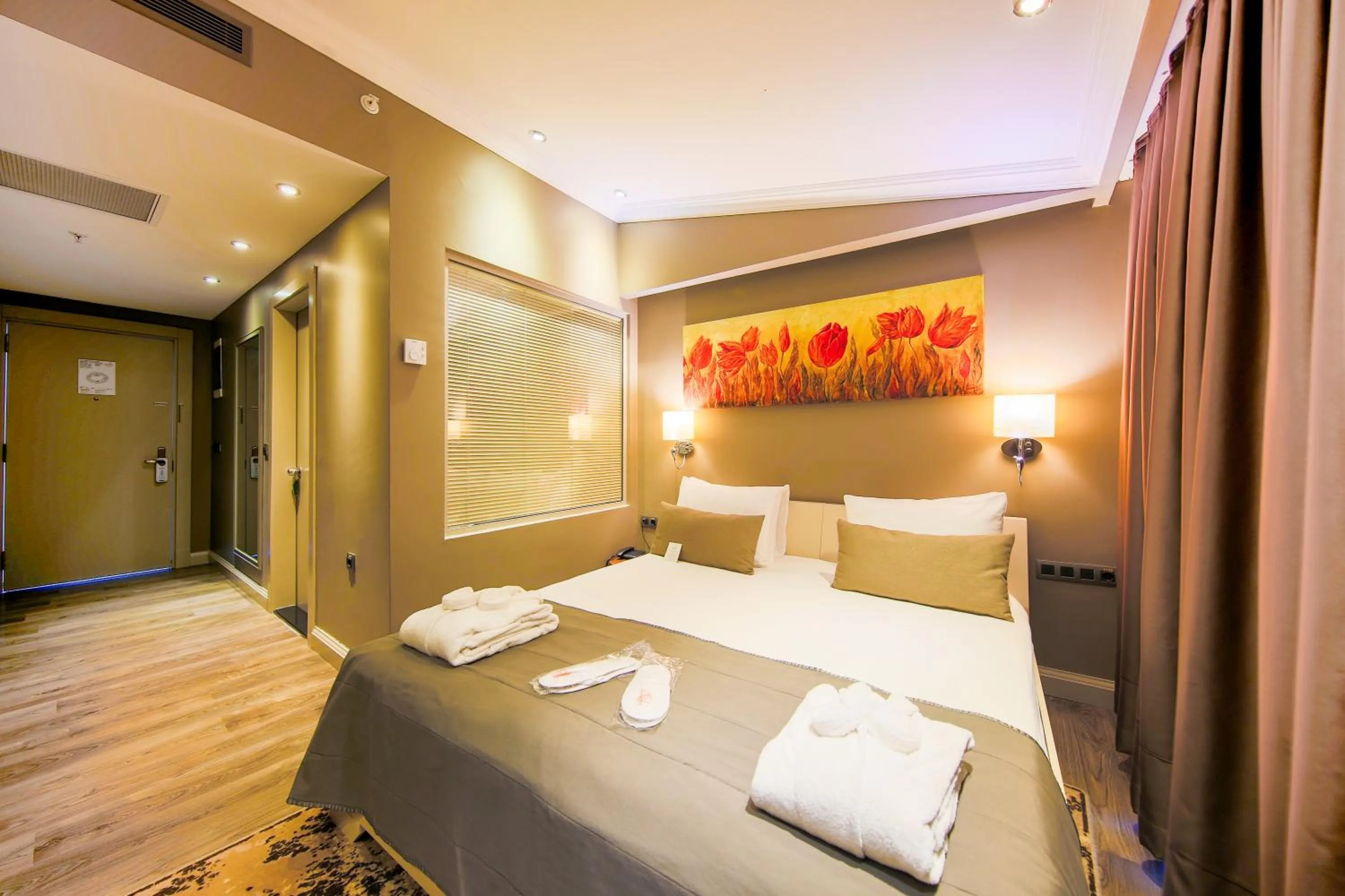 Bed in Doğa Thermal Health & Spa