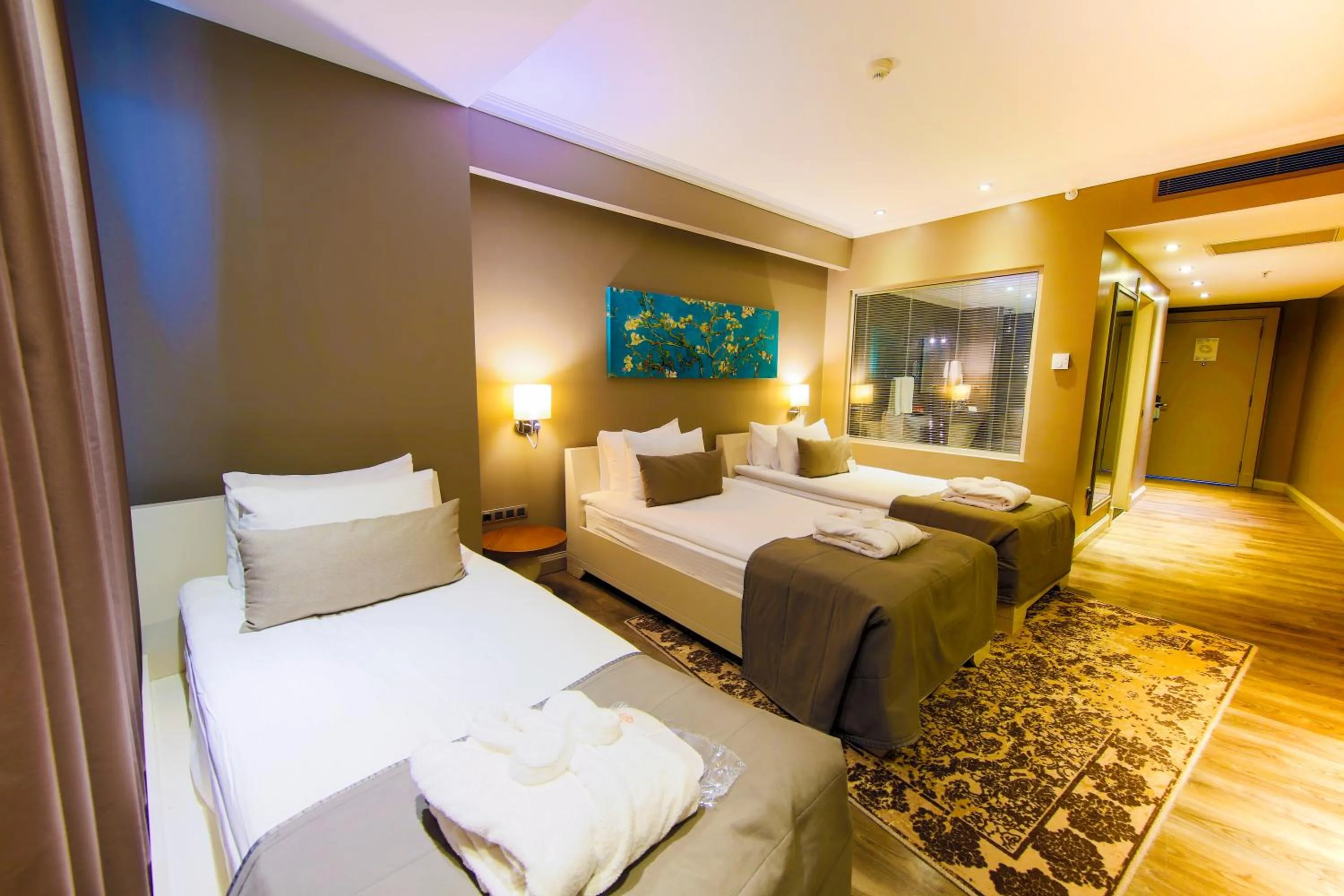 Bed in Doğa Thermal Health & Spa