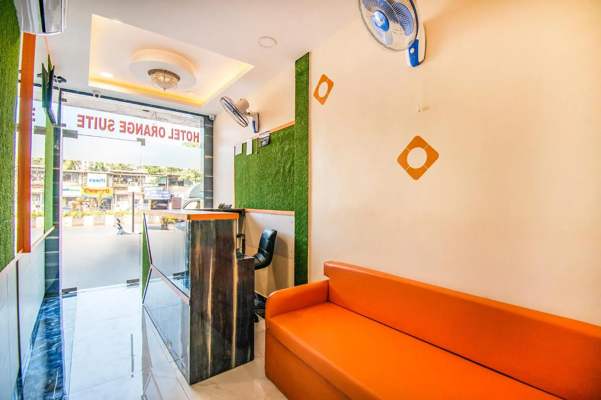 Seating area in FabHotel Orange Suites - Nr Mumbai International Airport