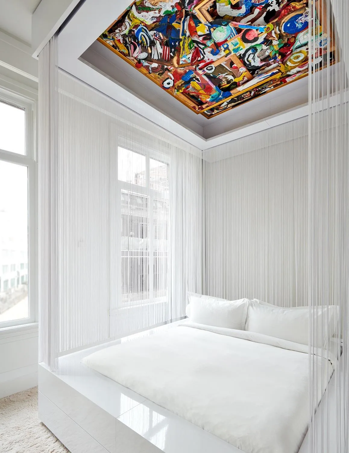 Bed in De L’Europe Amsterdam – The Leading Hotels of the World