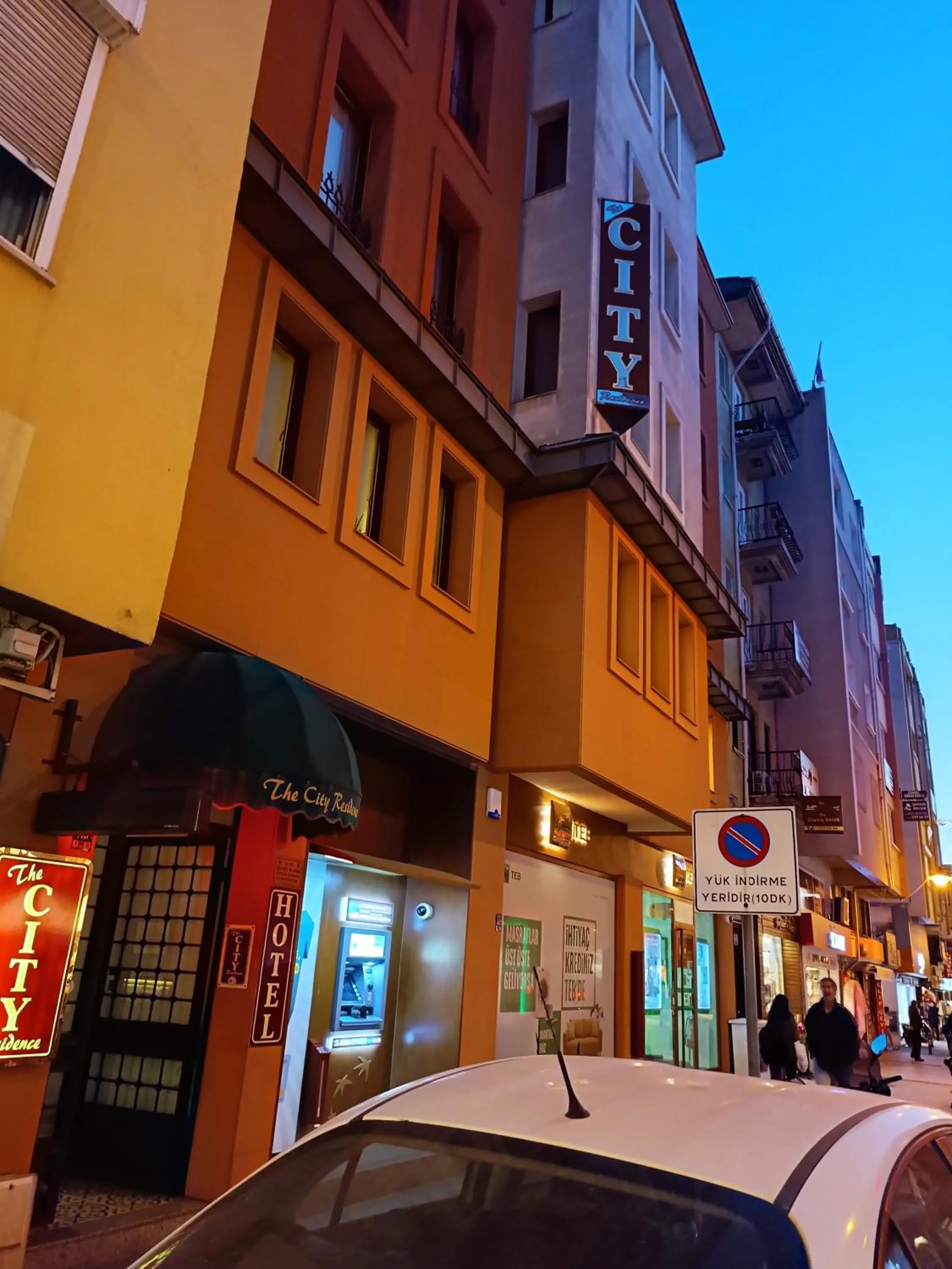 Off site in The City Residence Hotel