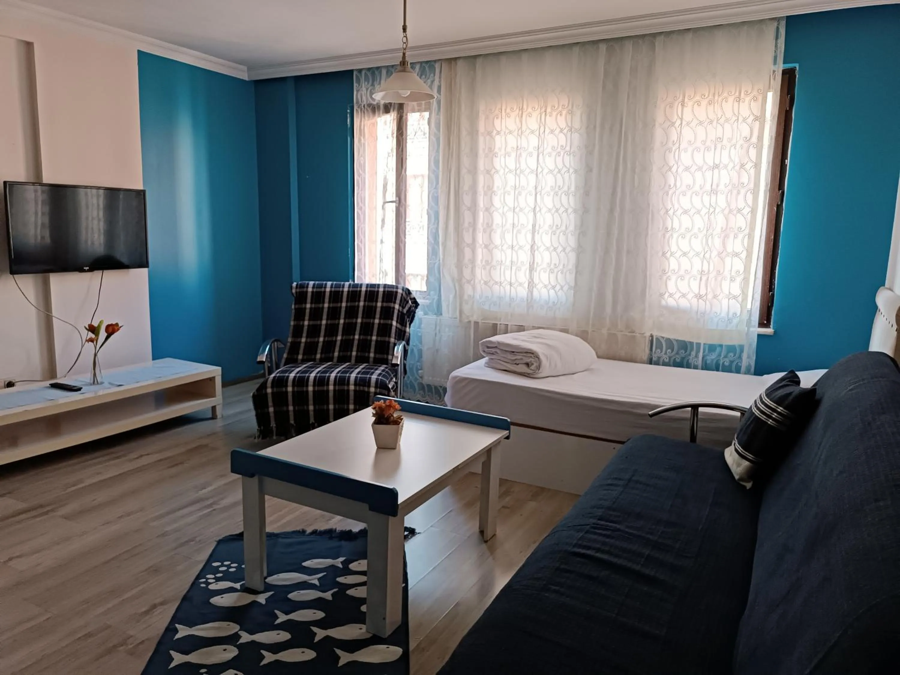 Living room, Bed in The City Residence Hotel