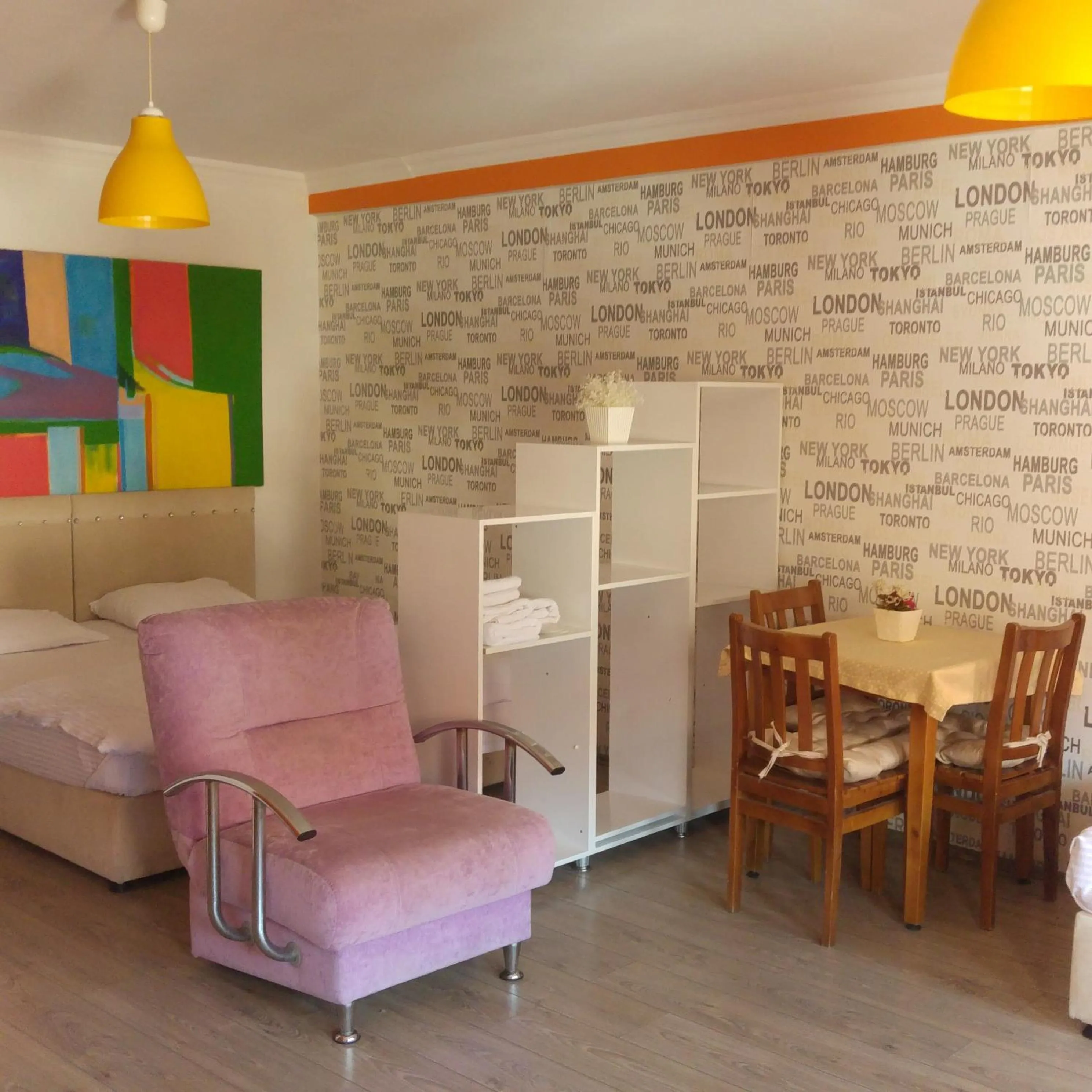 Seating area in The City Residence Hotel