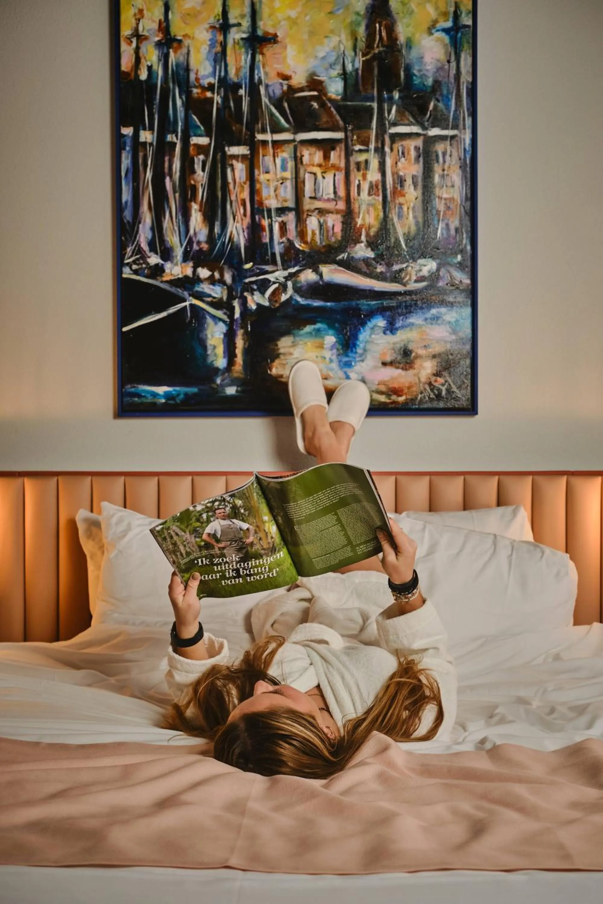 Bed in Hotel Halbert