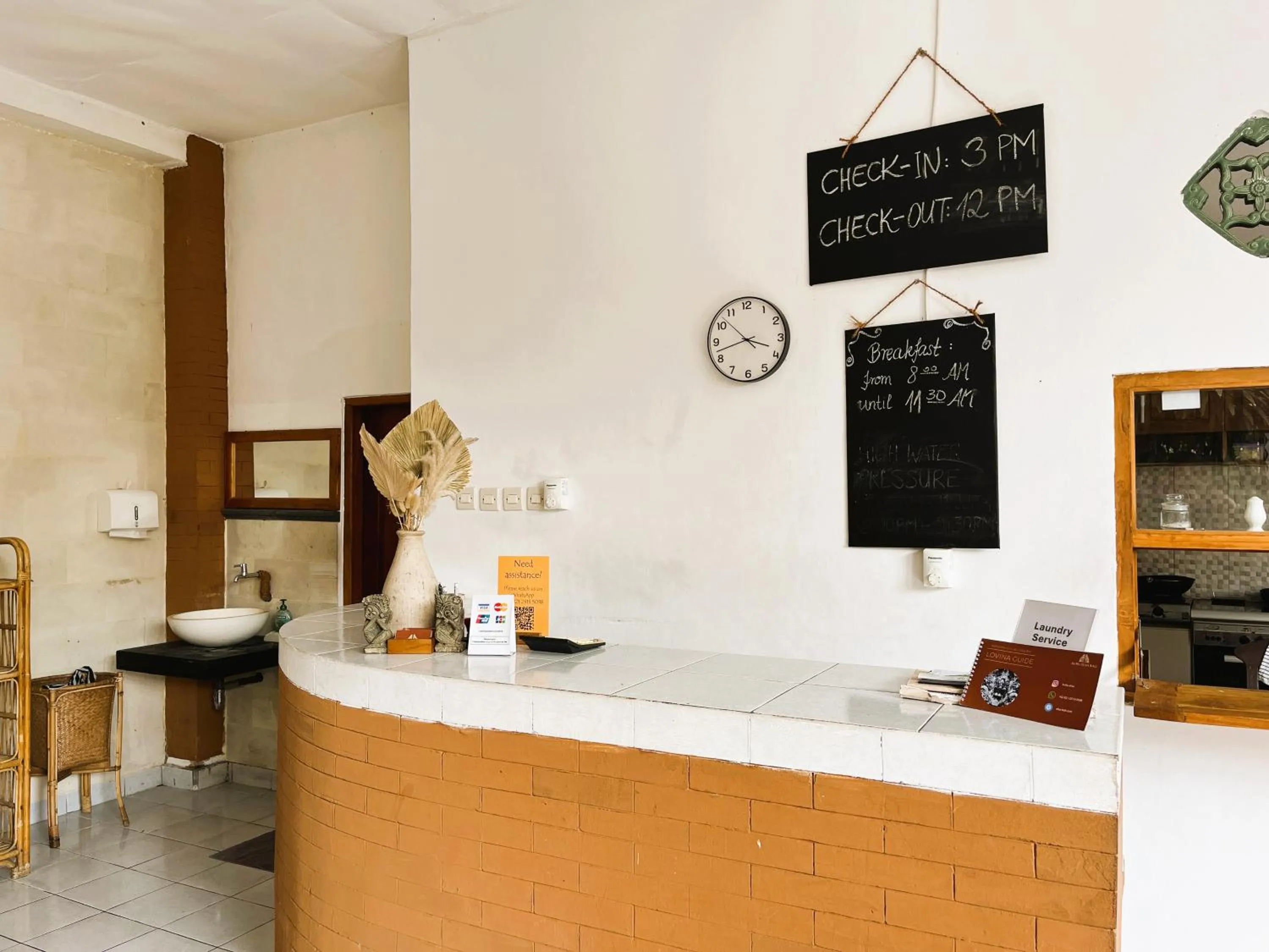 Lobby or reception in Kubu Elsa Bali