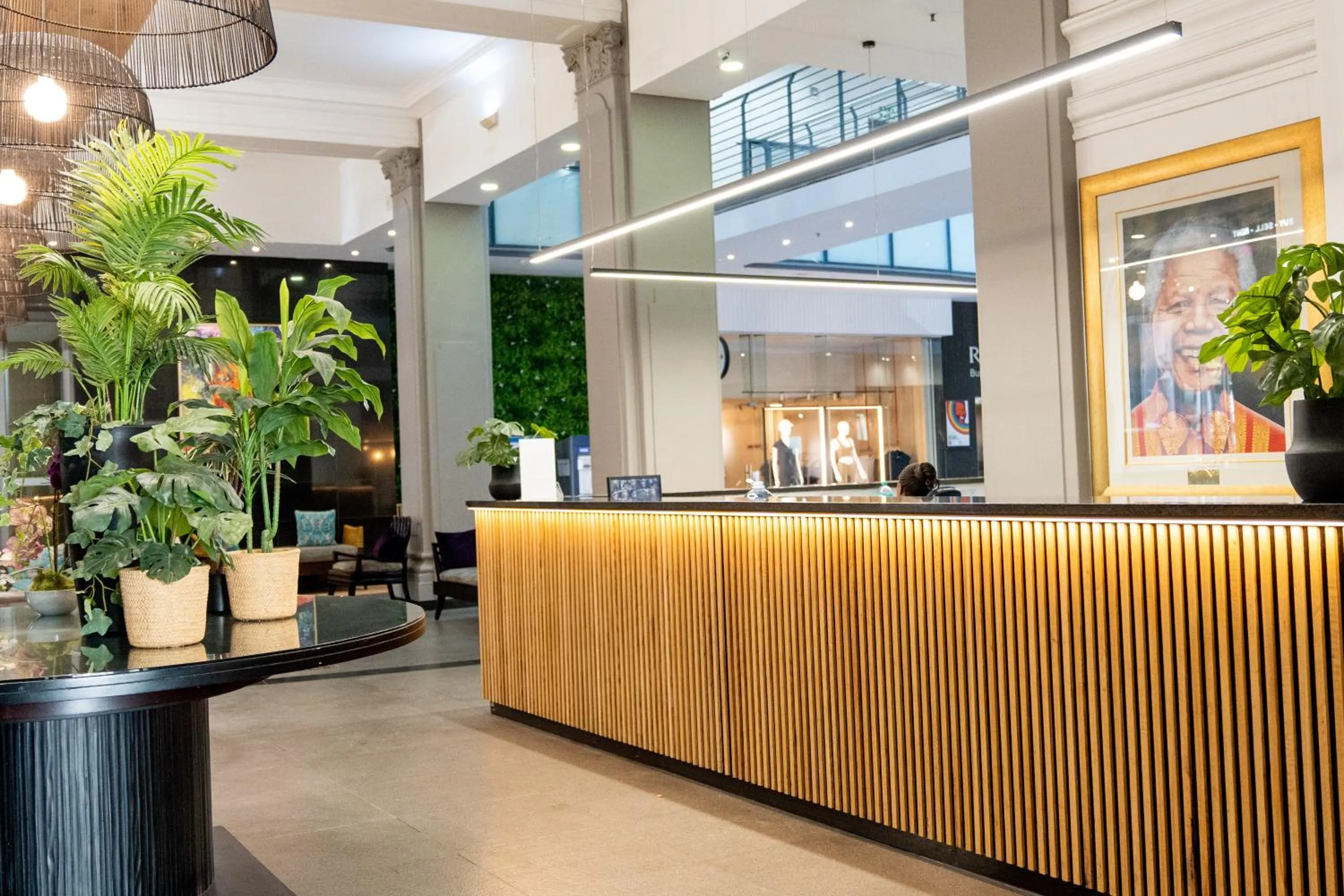 Lobby or reception in Mandela Rhodes Place