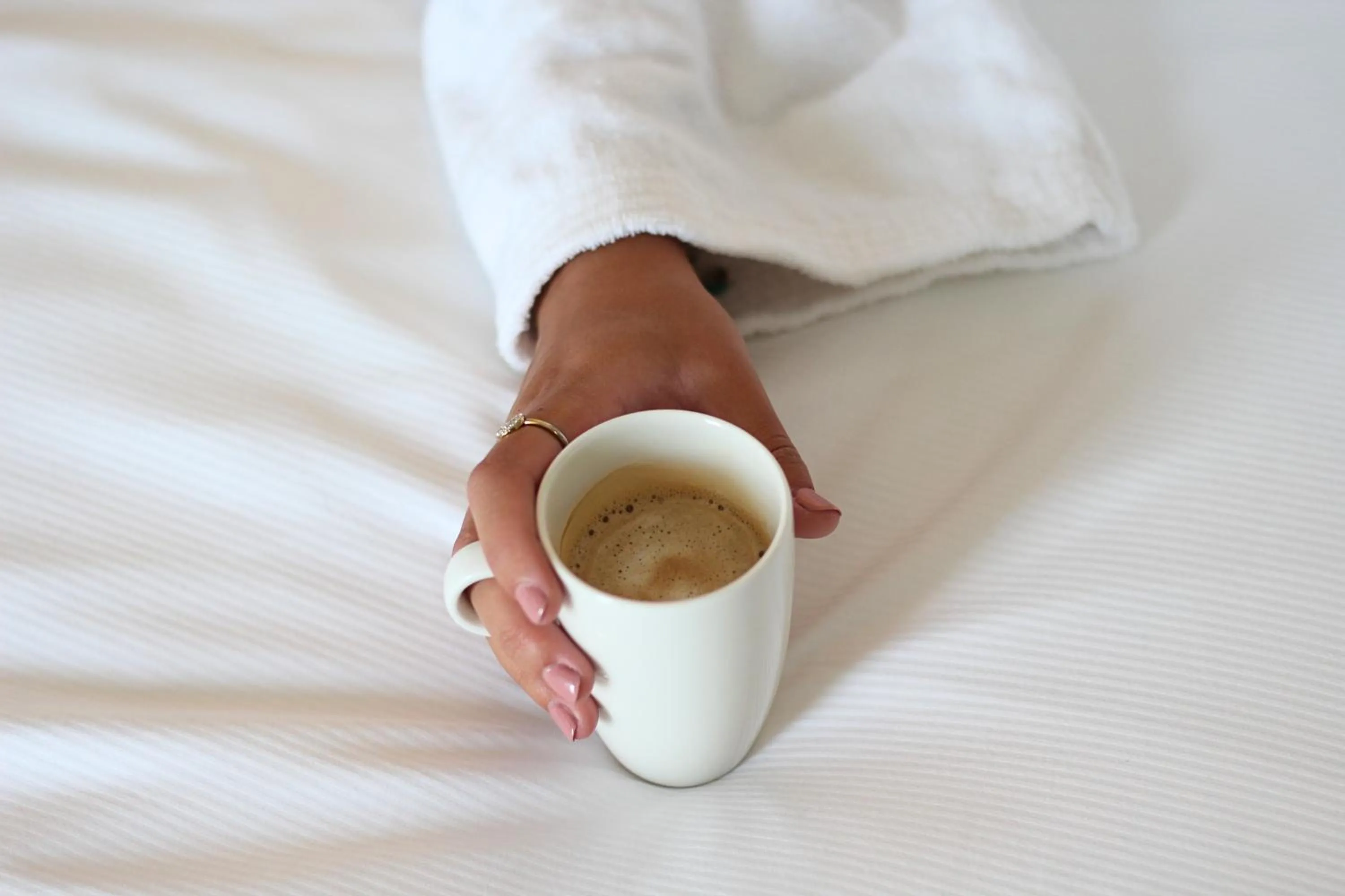 Coffee/tea facilities, Bed in Van der Valk Palace Hotel Noordwijk