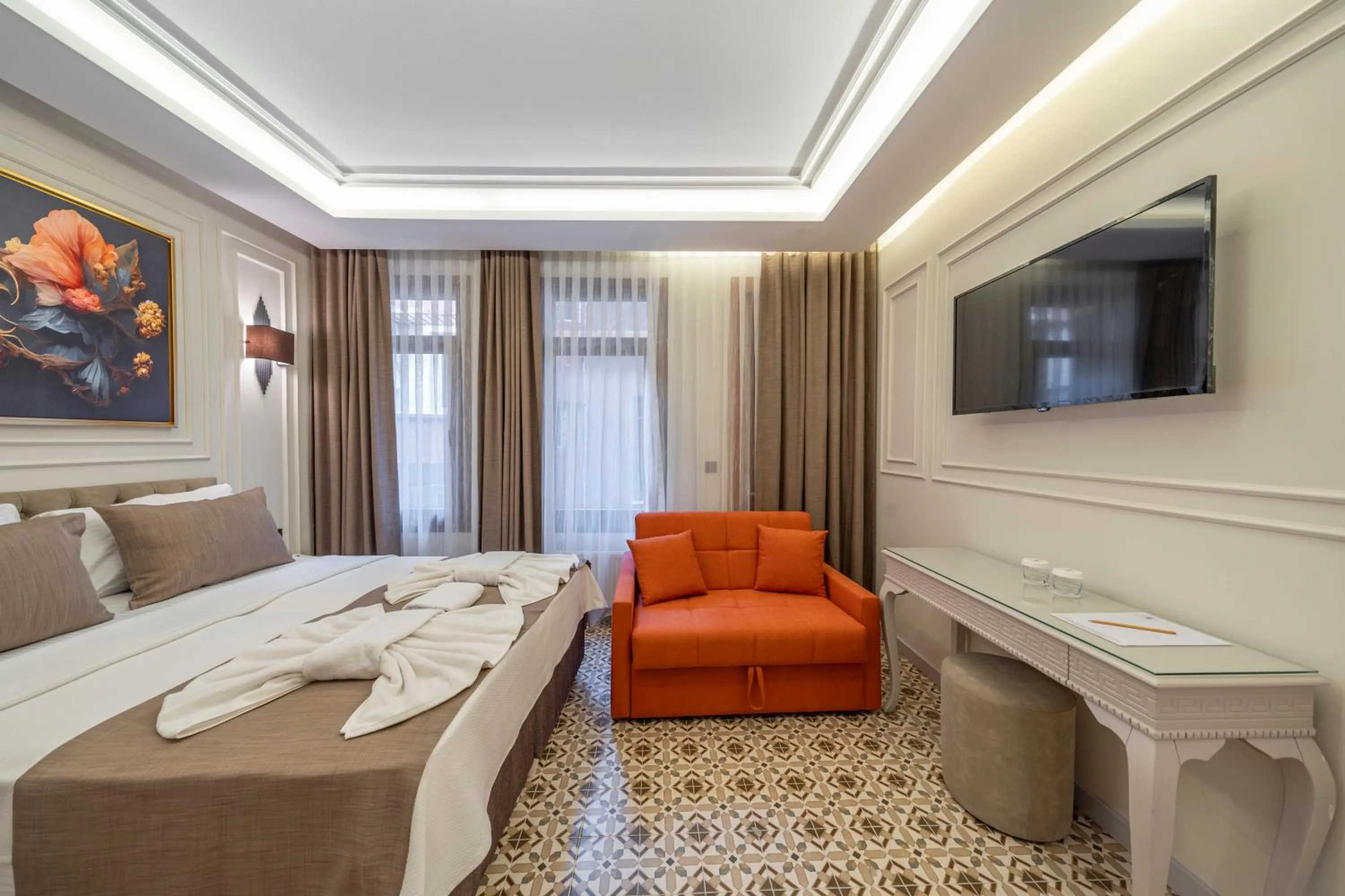 Bed in Pera Luna Premium Hotel