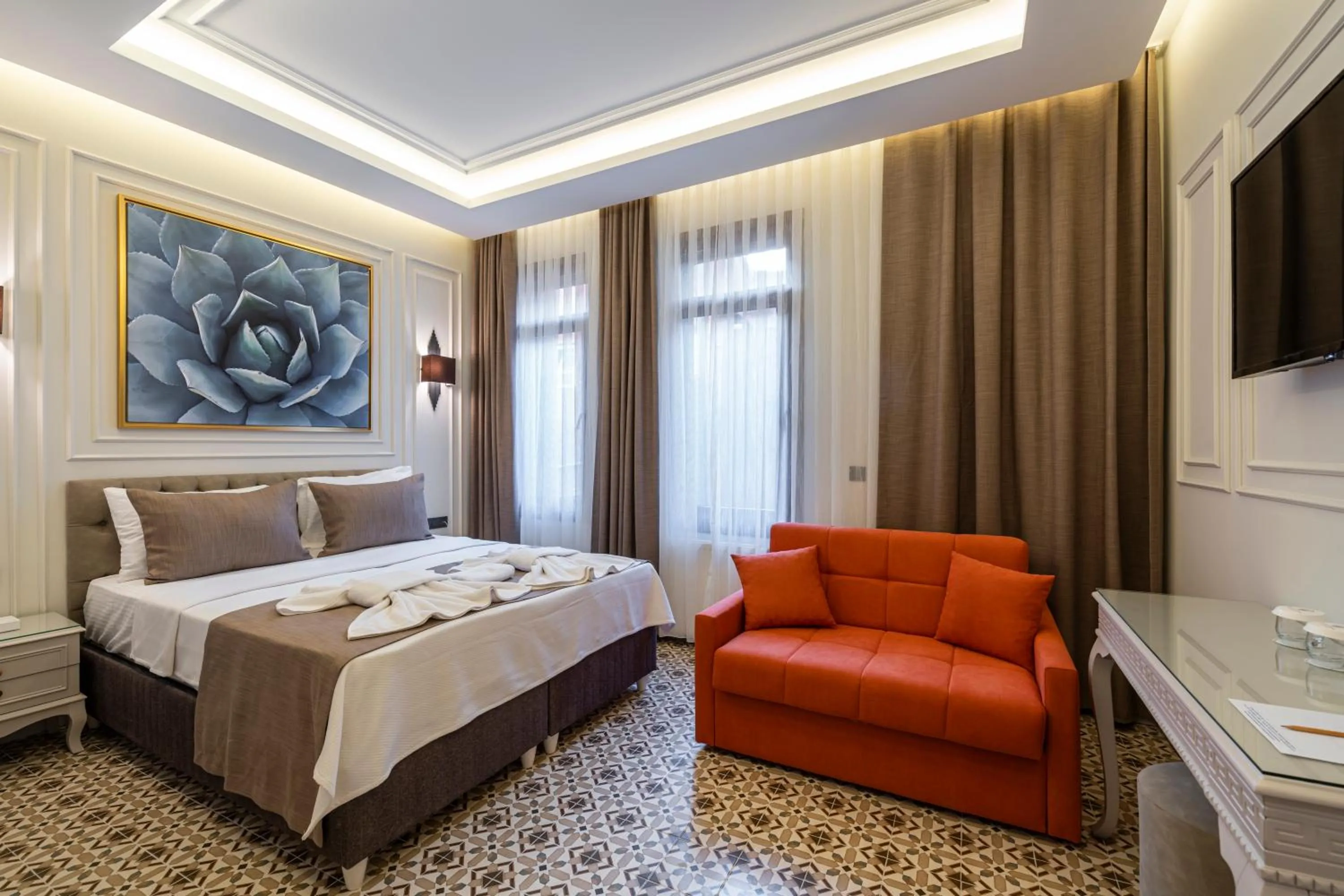 Bed in Pera Luna Premium Hotel
