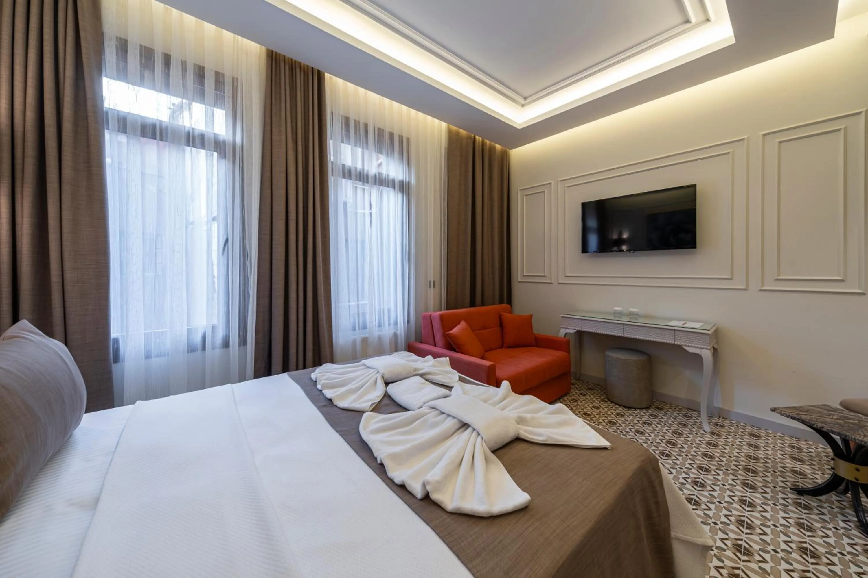 Bed in Pera Luna Premium Hotel