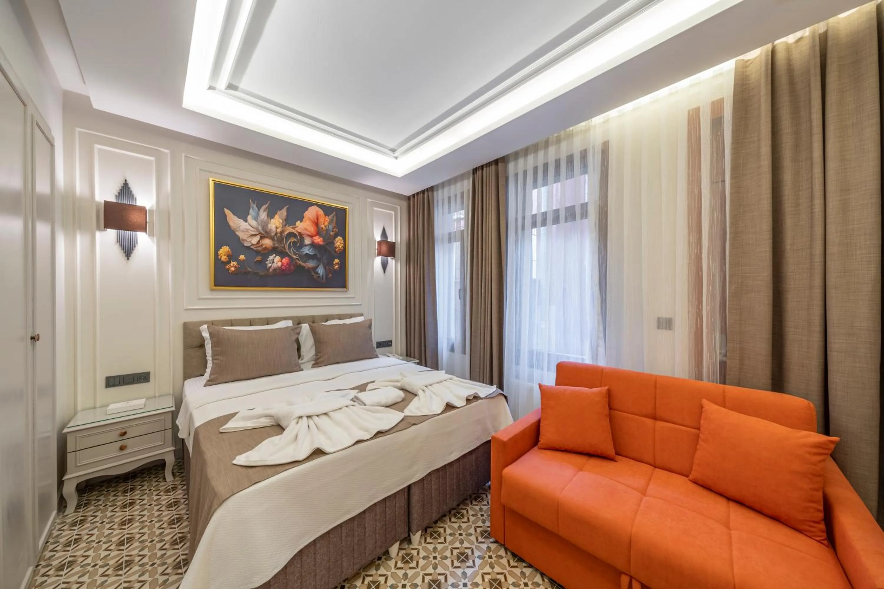 Bed in Pera Luna Premium Hotel