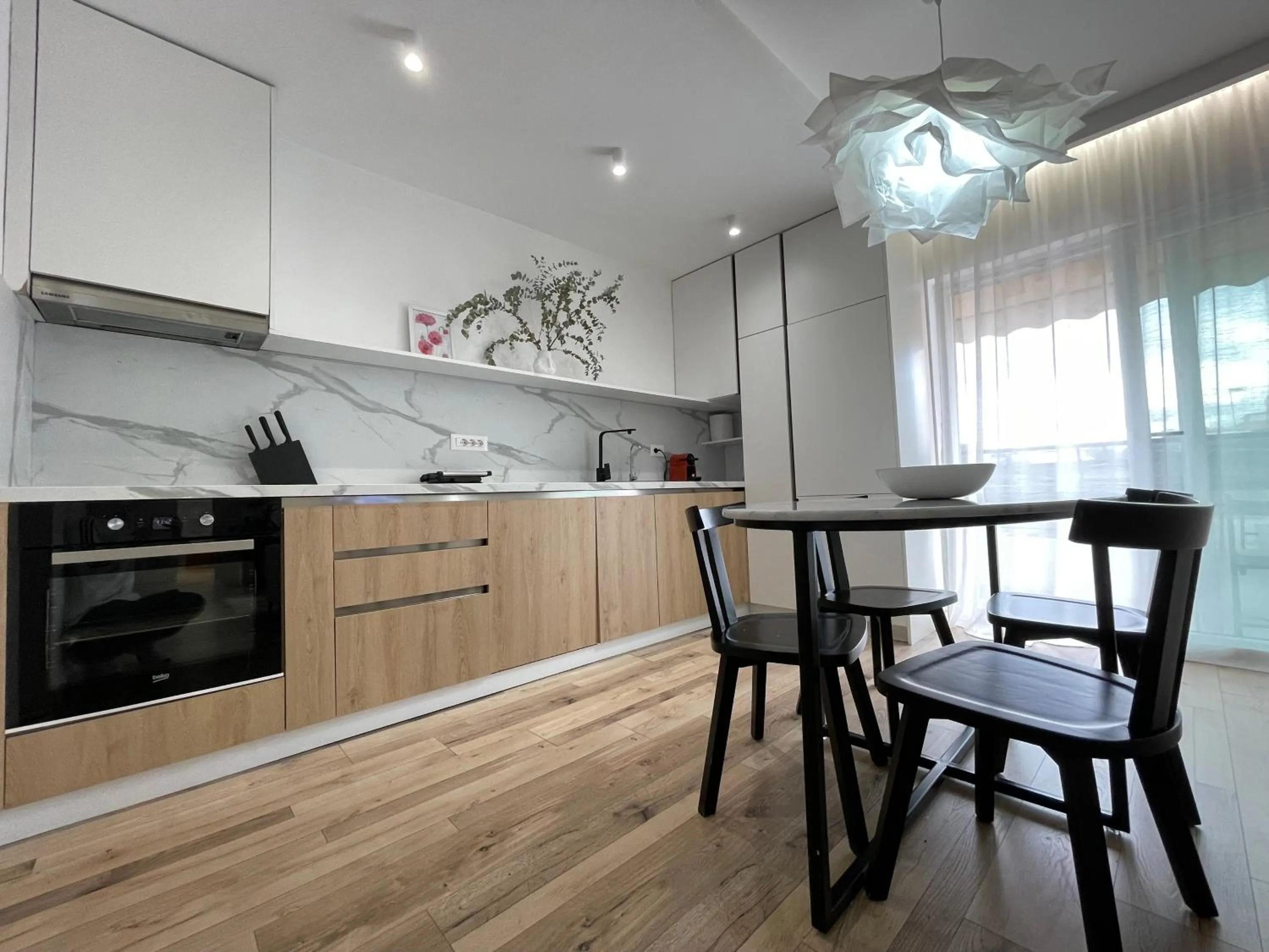 Kitchen or kitchenette in Myslym Shyri's Apartments