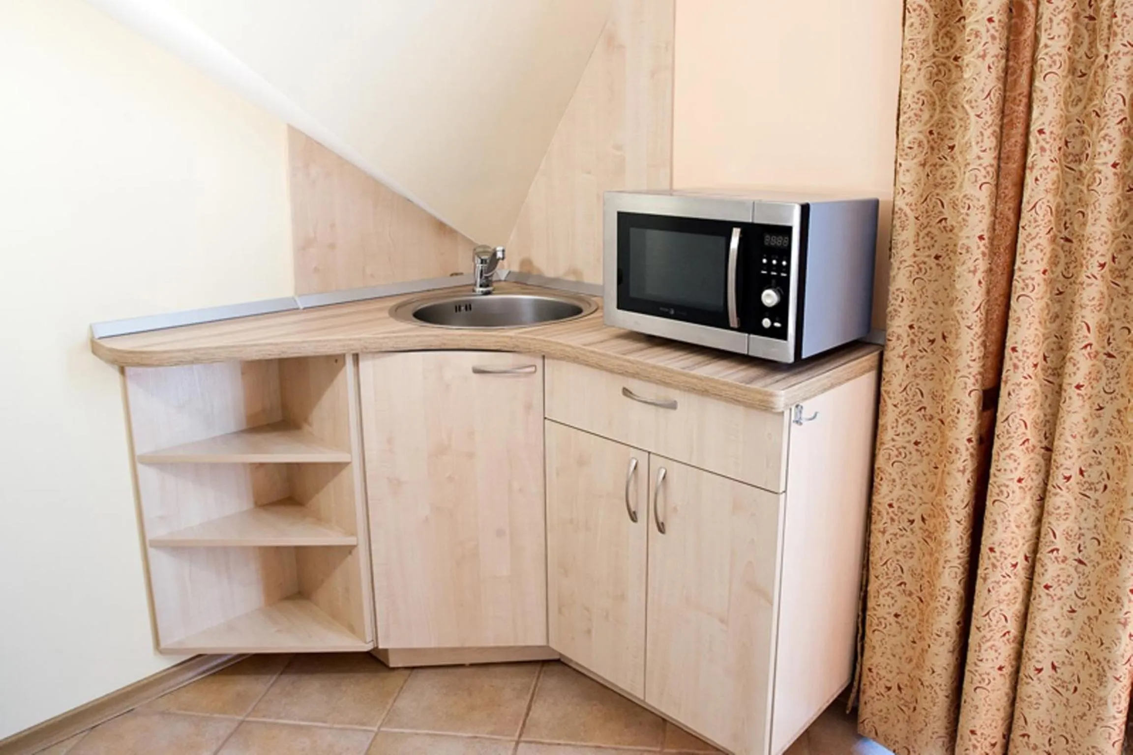 Kitchen or kitchenette in Saulės Krantas