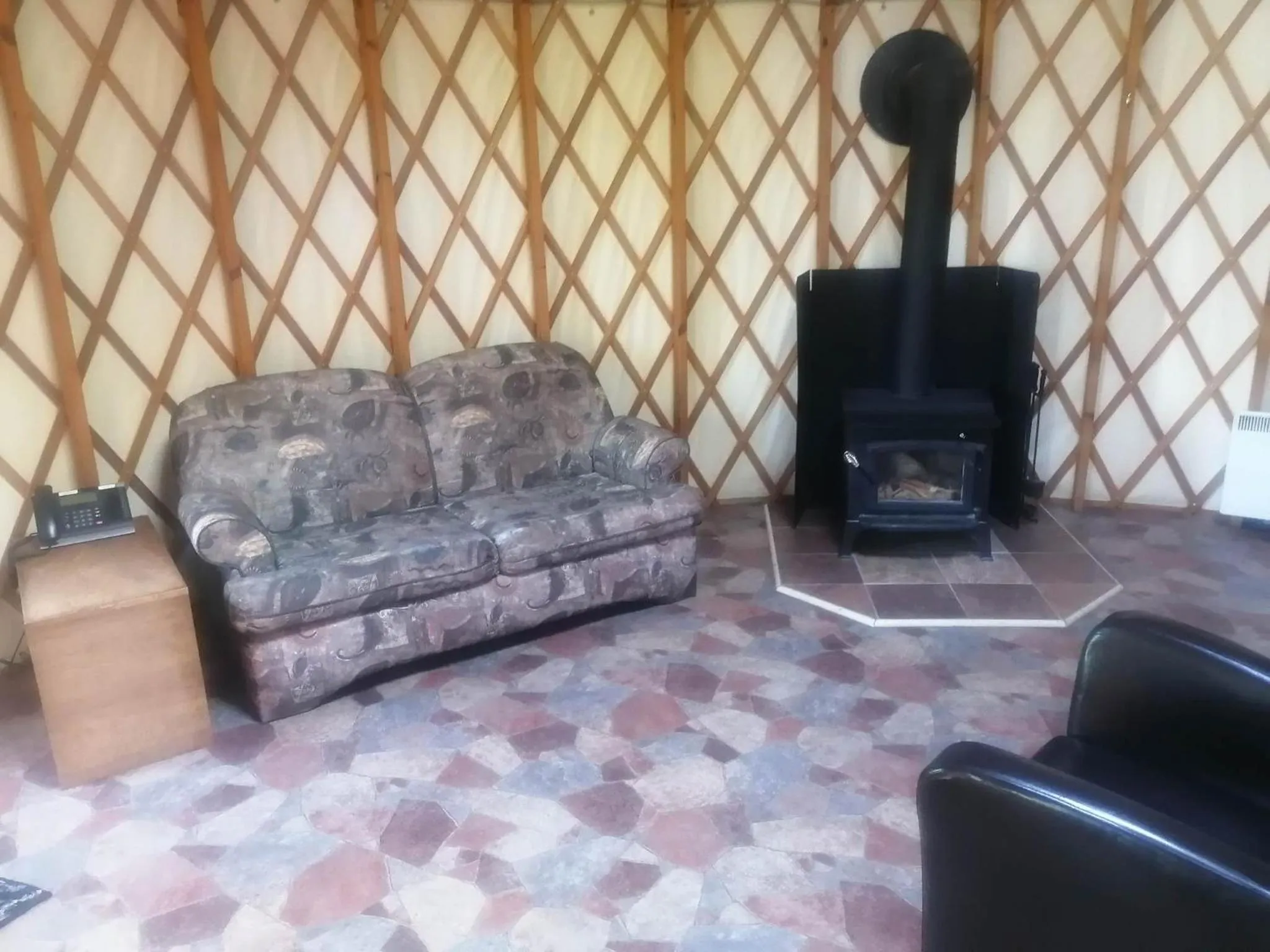 Seating area in Parc du Mont-Citadelle
