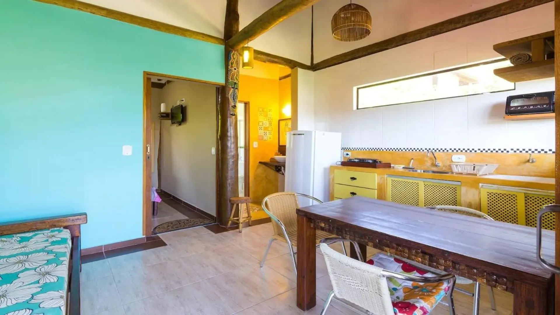 Living room in Chalés Yababali Lagoinha