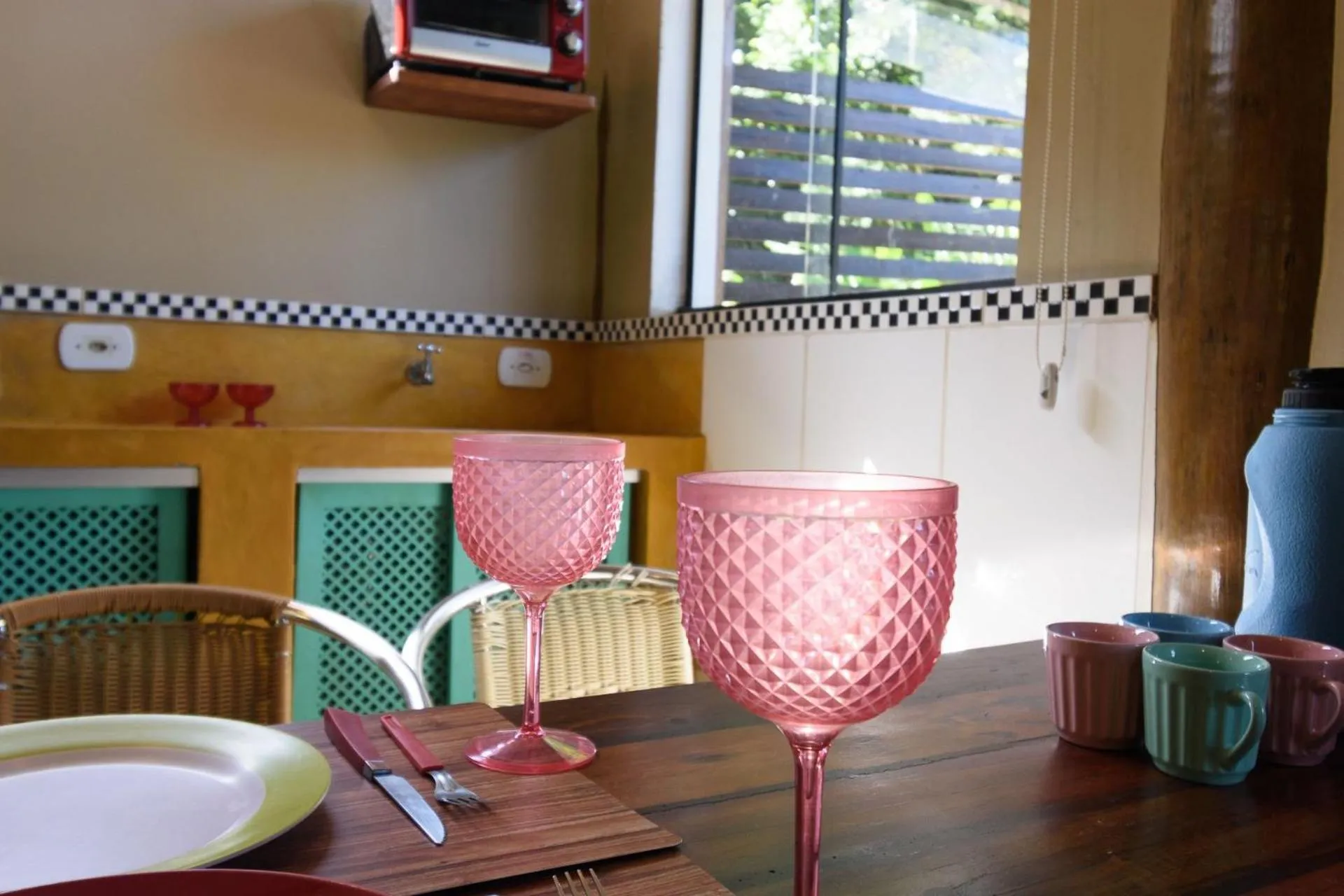 Kitchen or kitchenette in Chalés Yababali Lagoinha