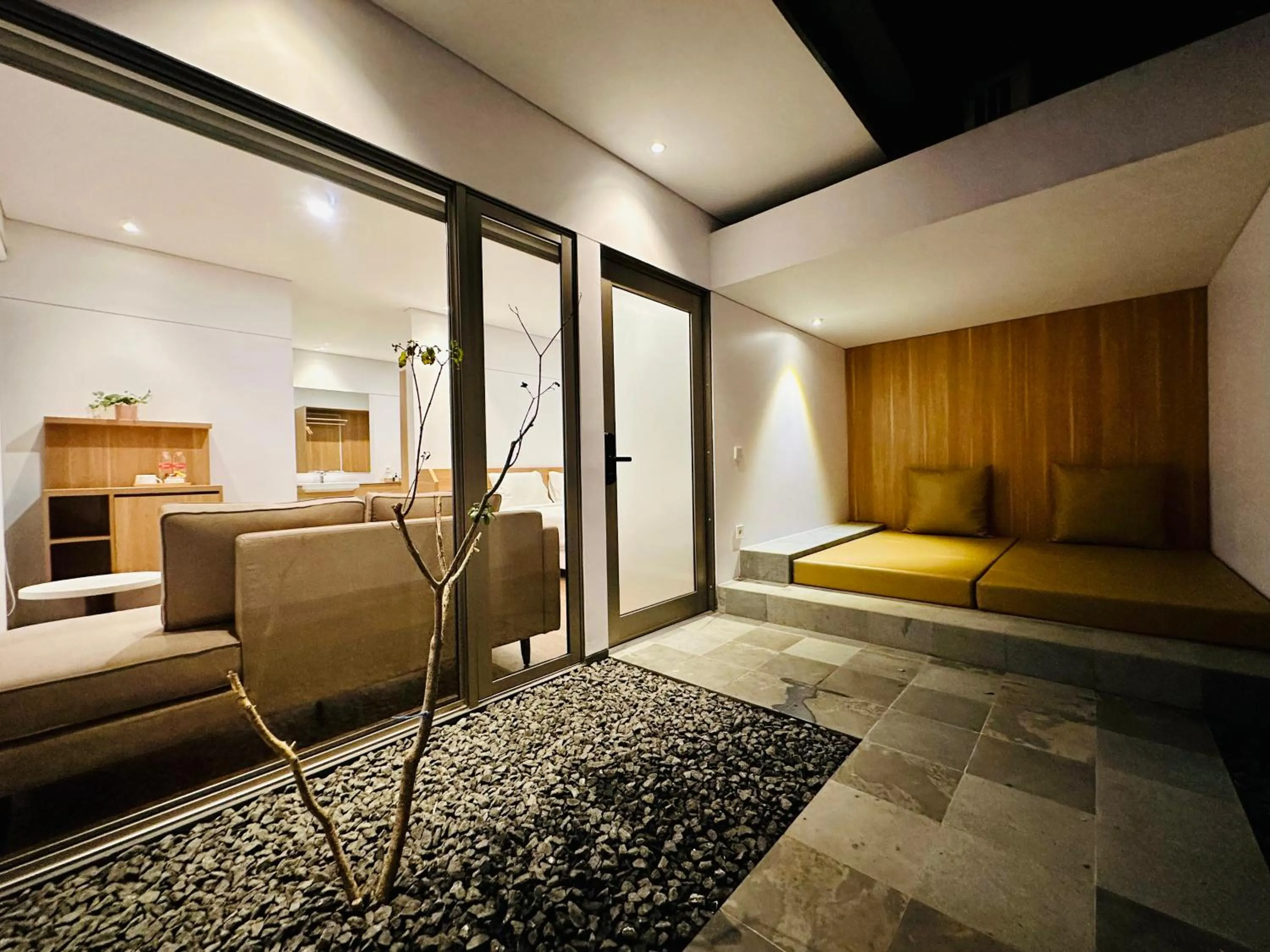 Seating area, Bed in Bungalow Homes