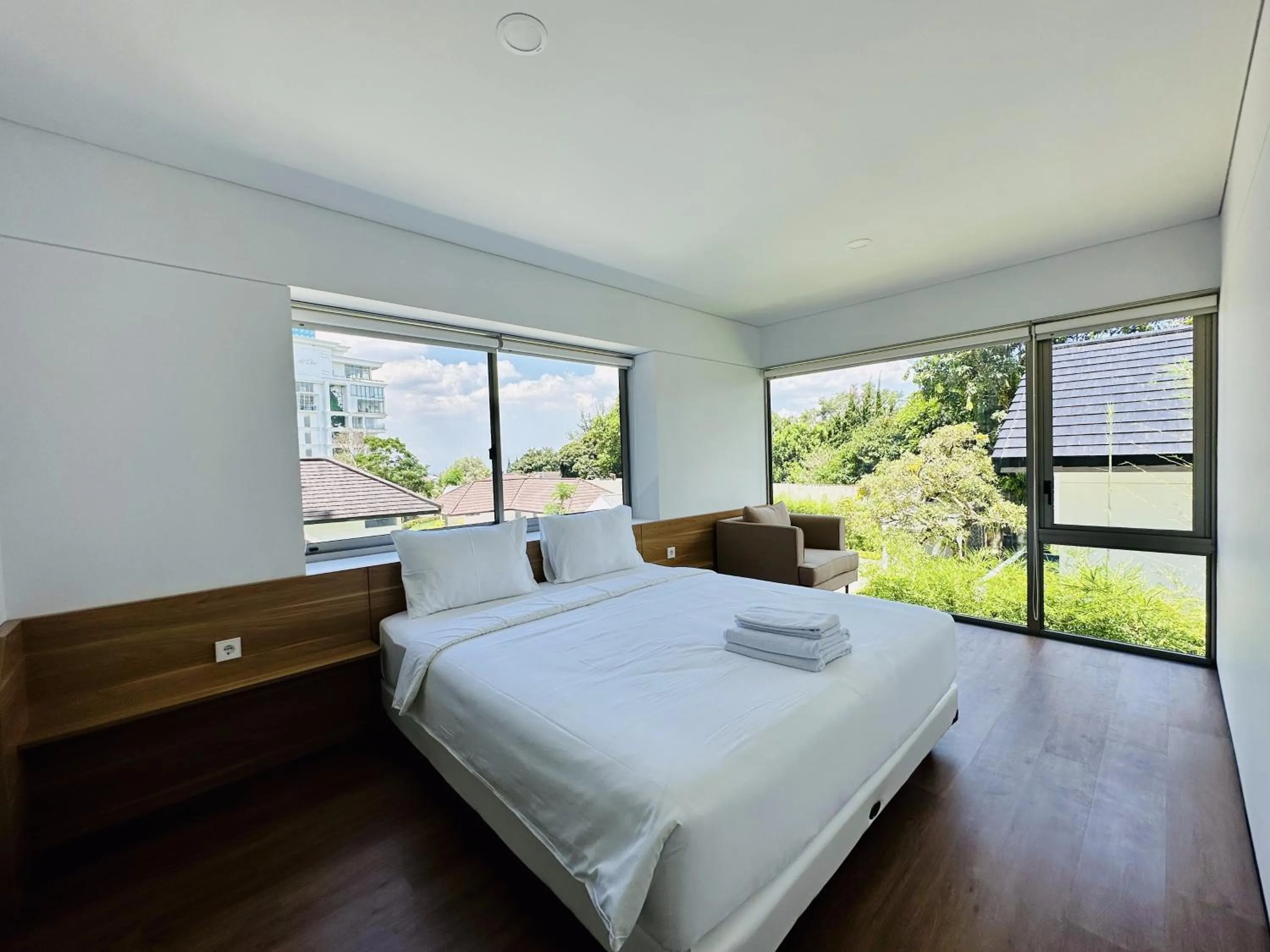 Bedroom, Bed in Bungalow Homes