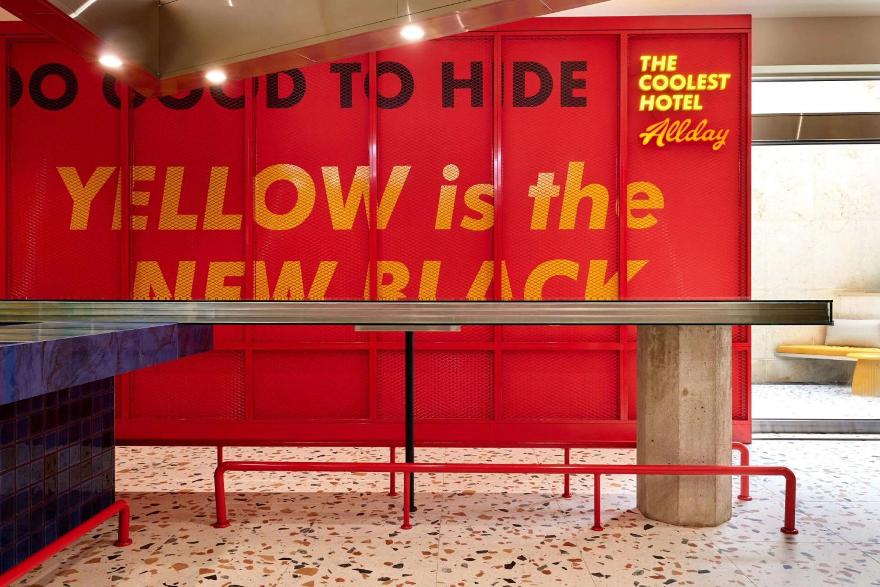 Restaurant/places to eat in The Coolest Hotel