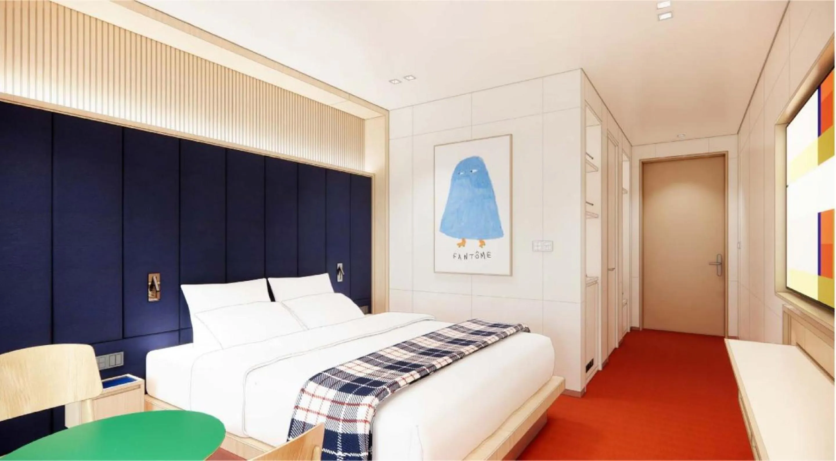 Bed in The Coolest Hotel