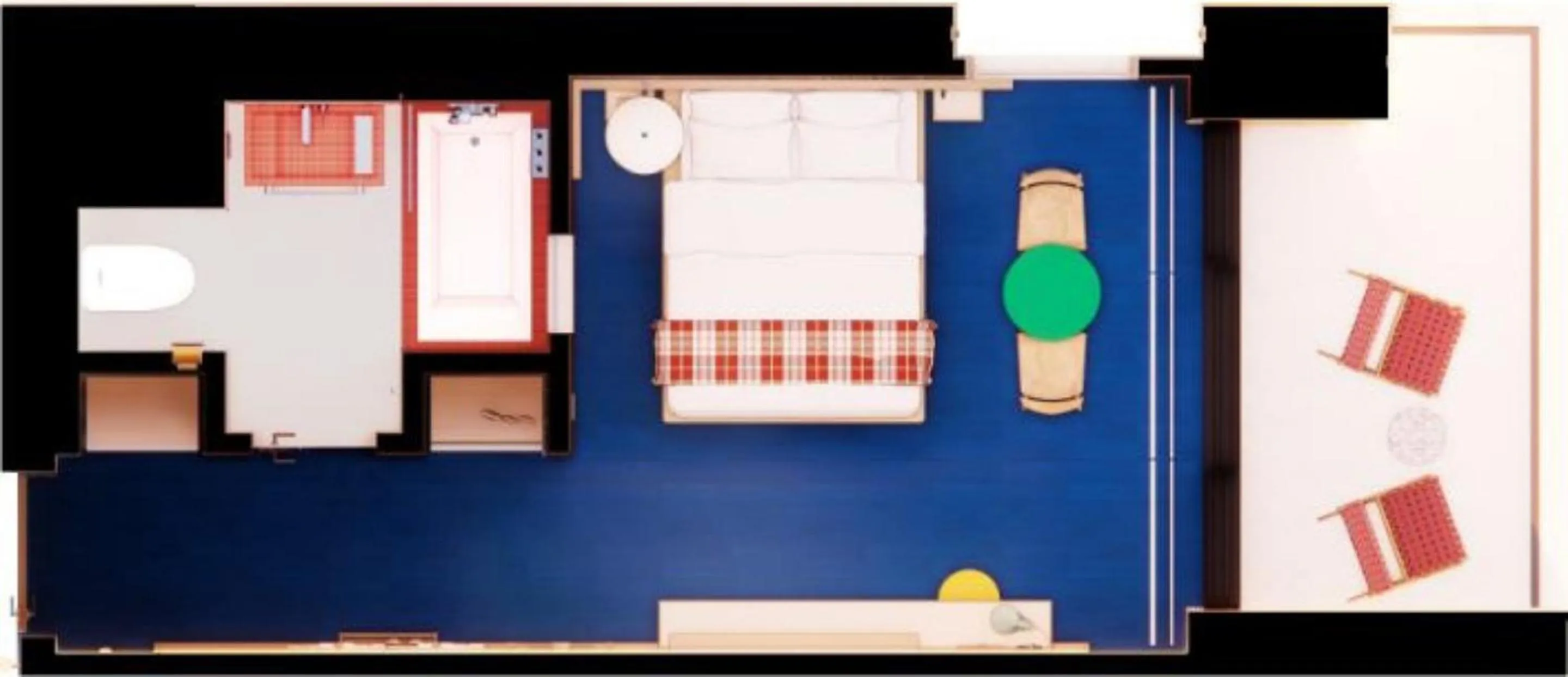 Floor plan in The Coolest Hotel