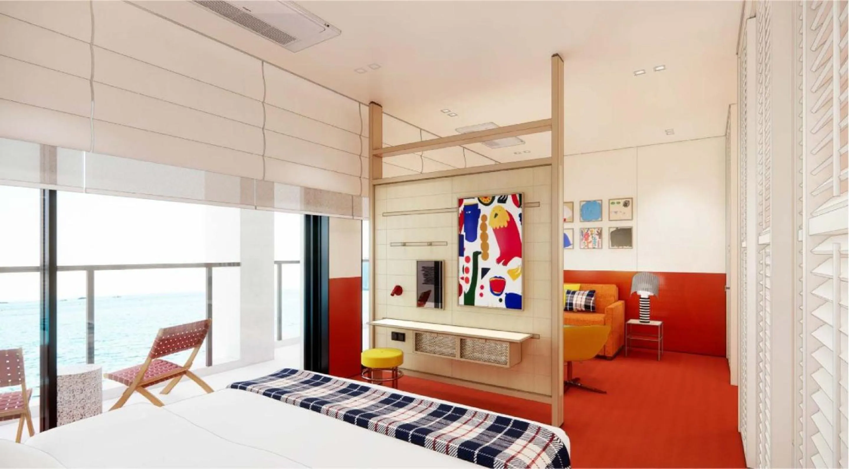 Living room in The Coolest Hotel