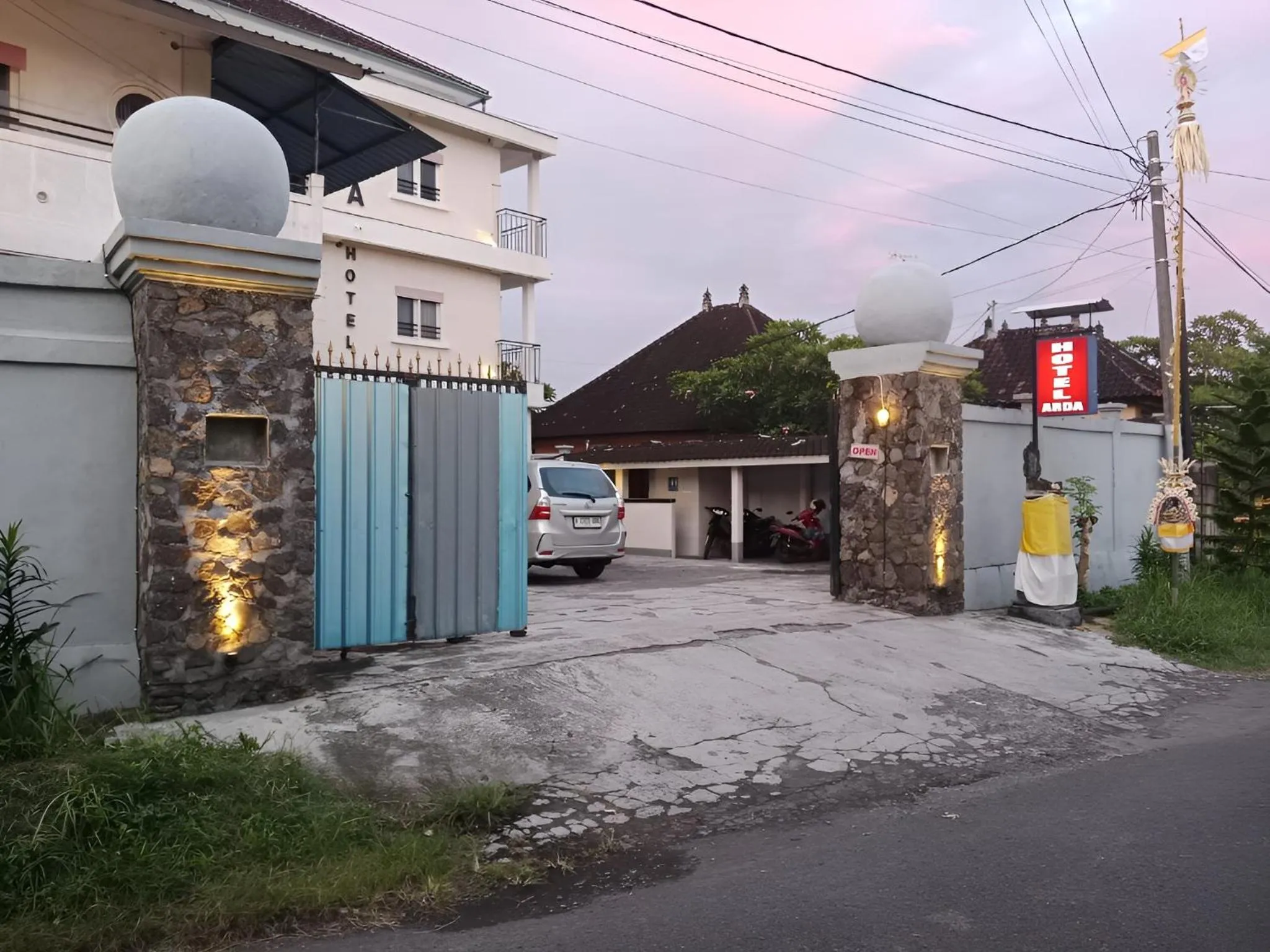 Facade/entrance in Hotel Arda Bali