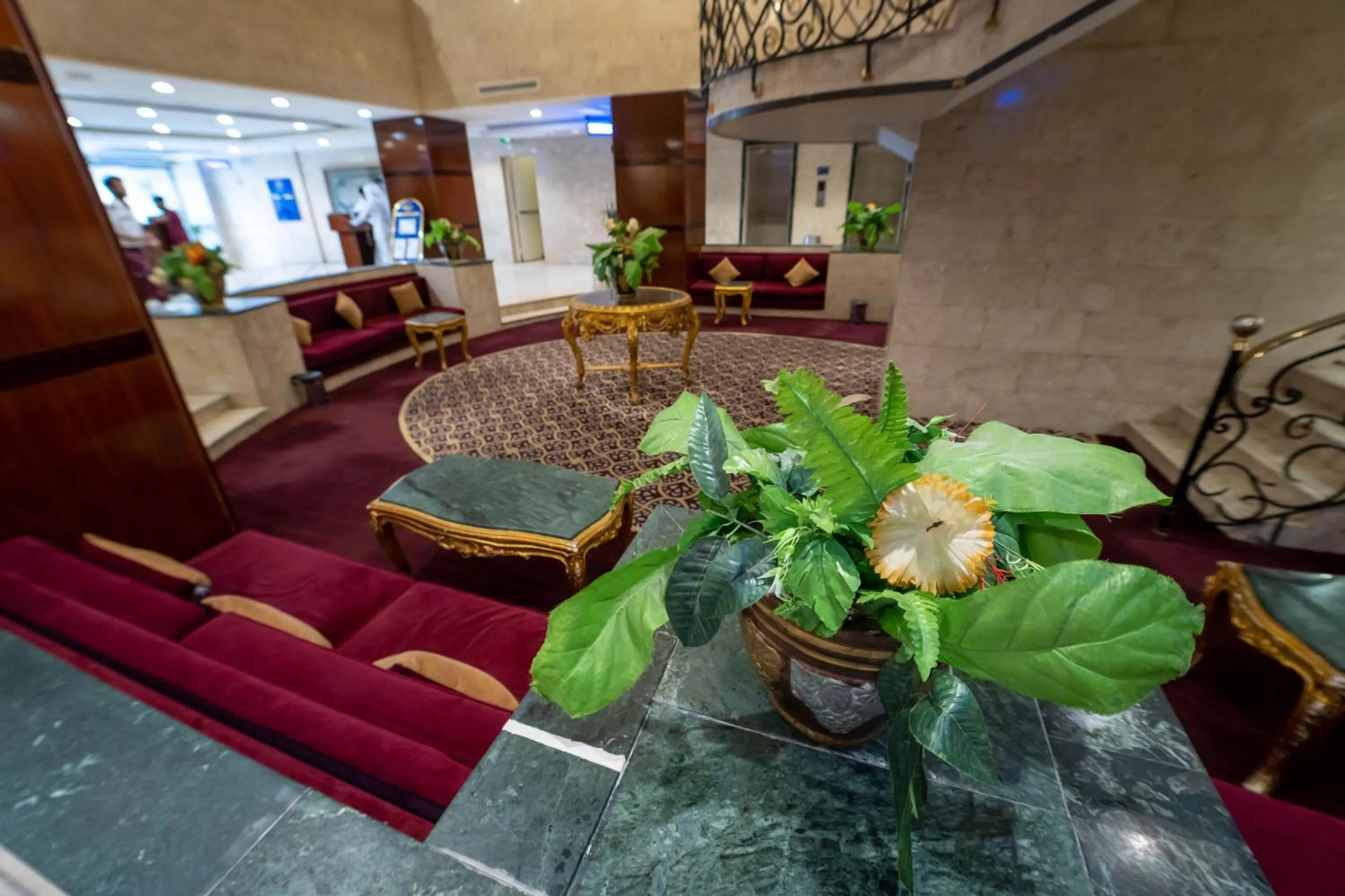 Seating area in Al Barakah Mawaddah Hotel