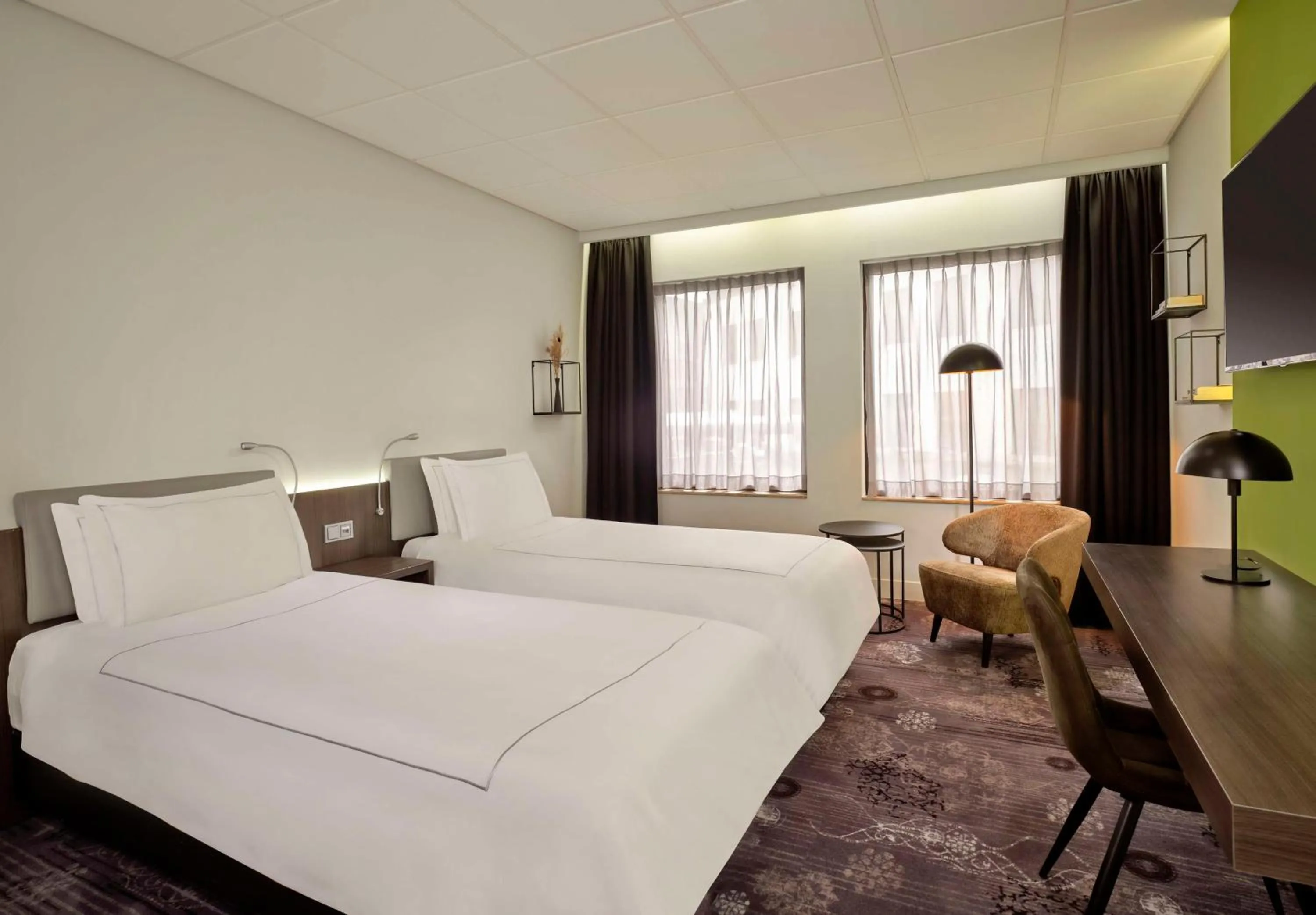 Bedroom, Bed in Park Plaza Eindhoven