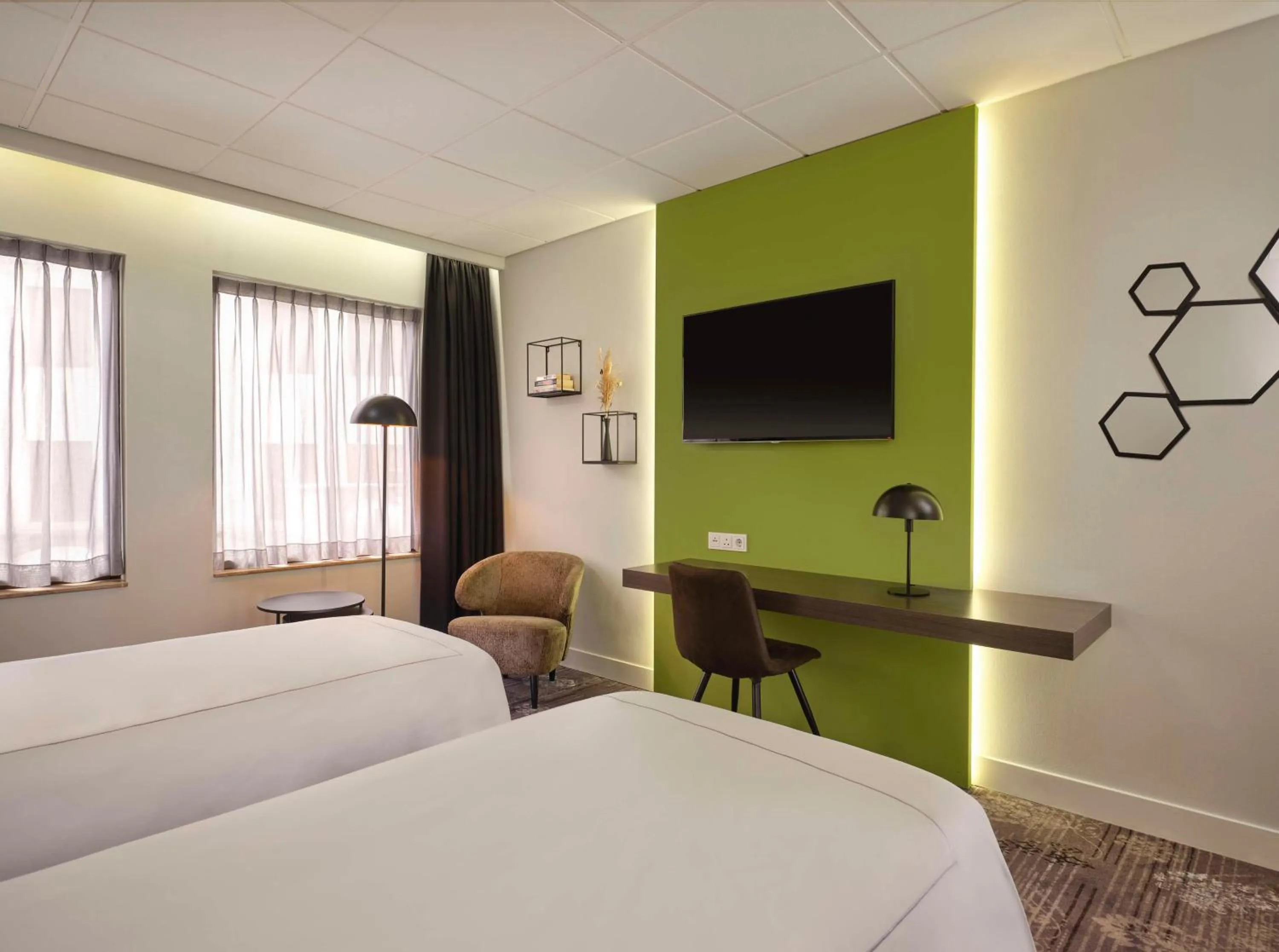 Bedroom, Bed in Park Plaza Eindhoven