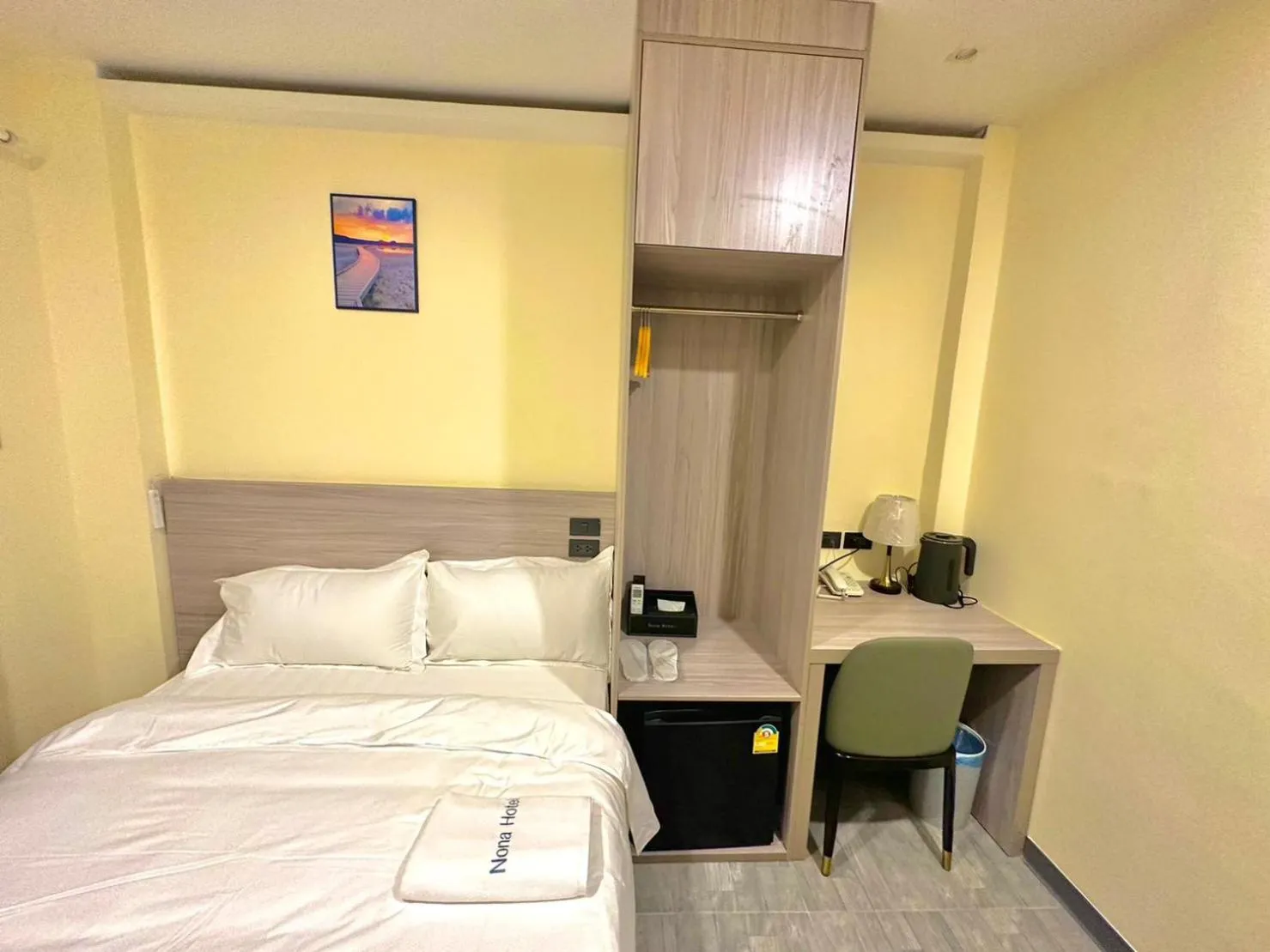 Bed in Nona Hotel, Bangkok