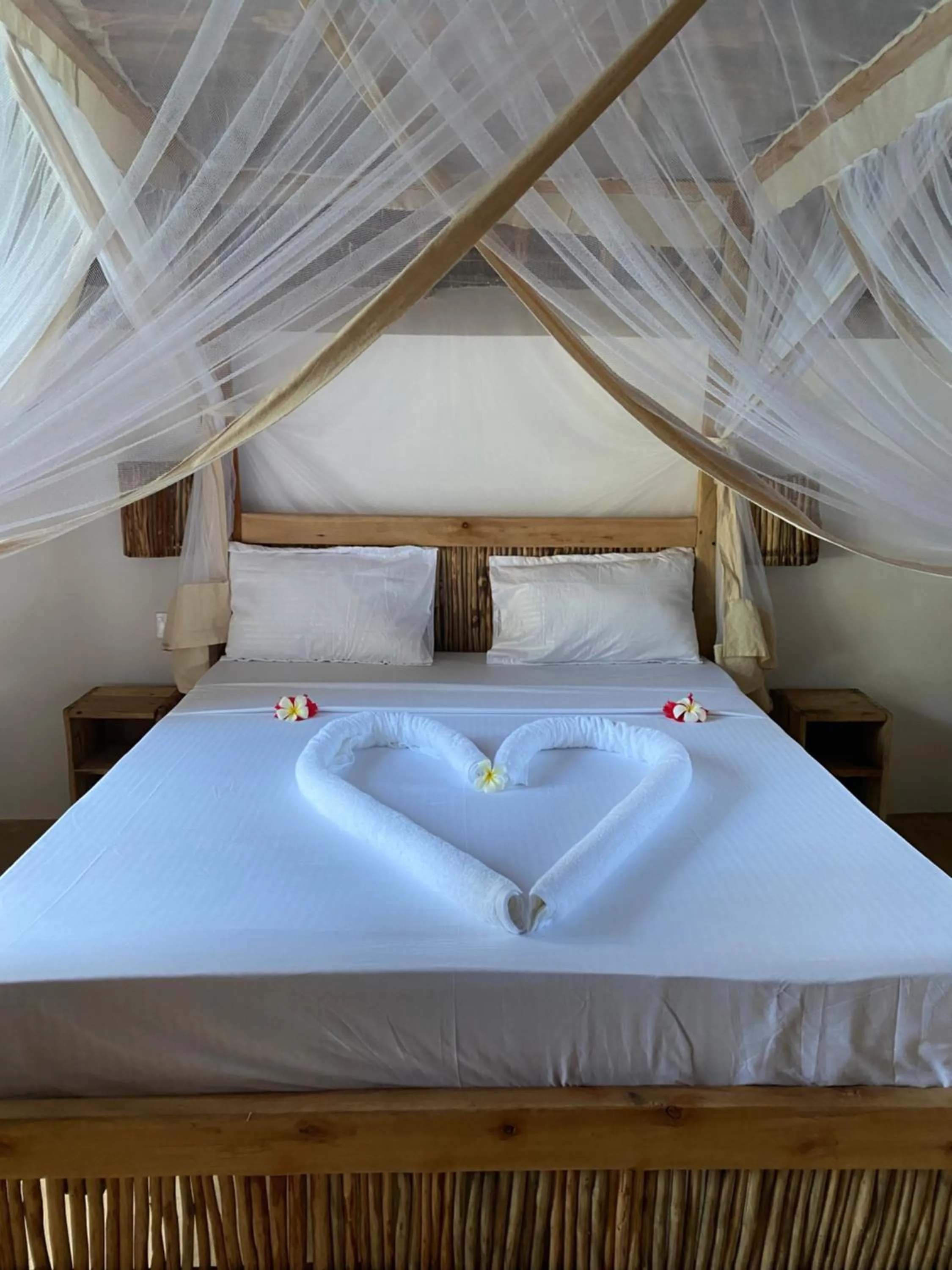 Bed in Baobab Africa Lodge Zanzibar
