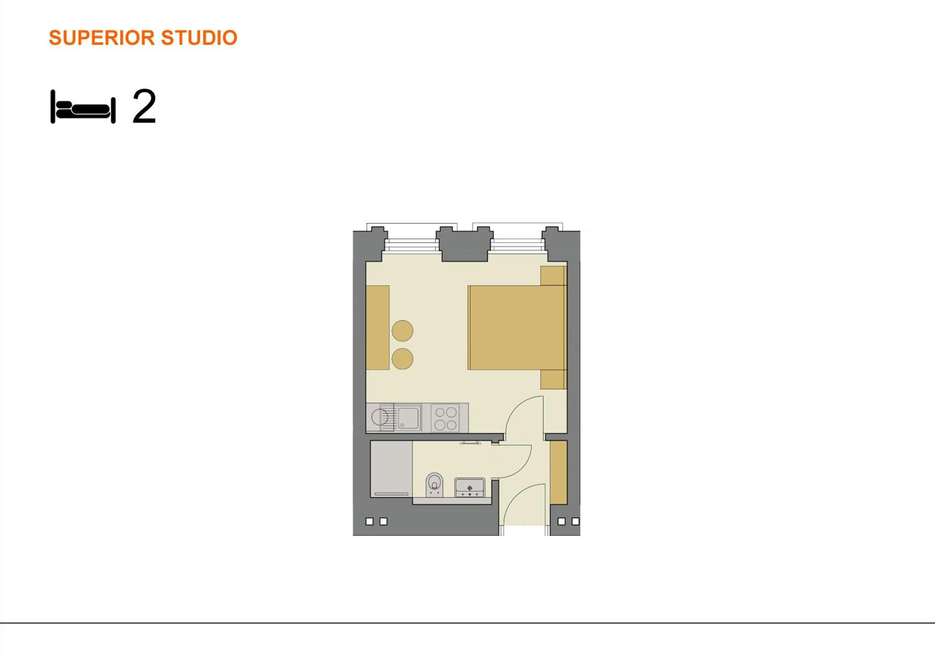Property building in DownTown Suites Rubesova
